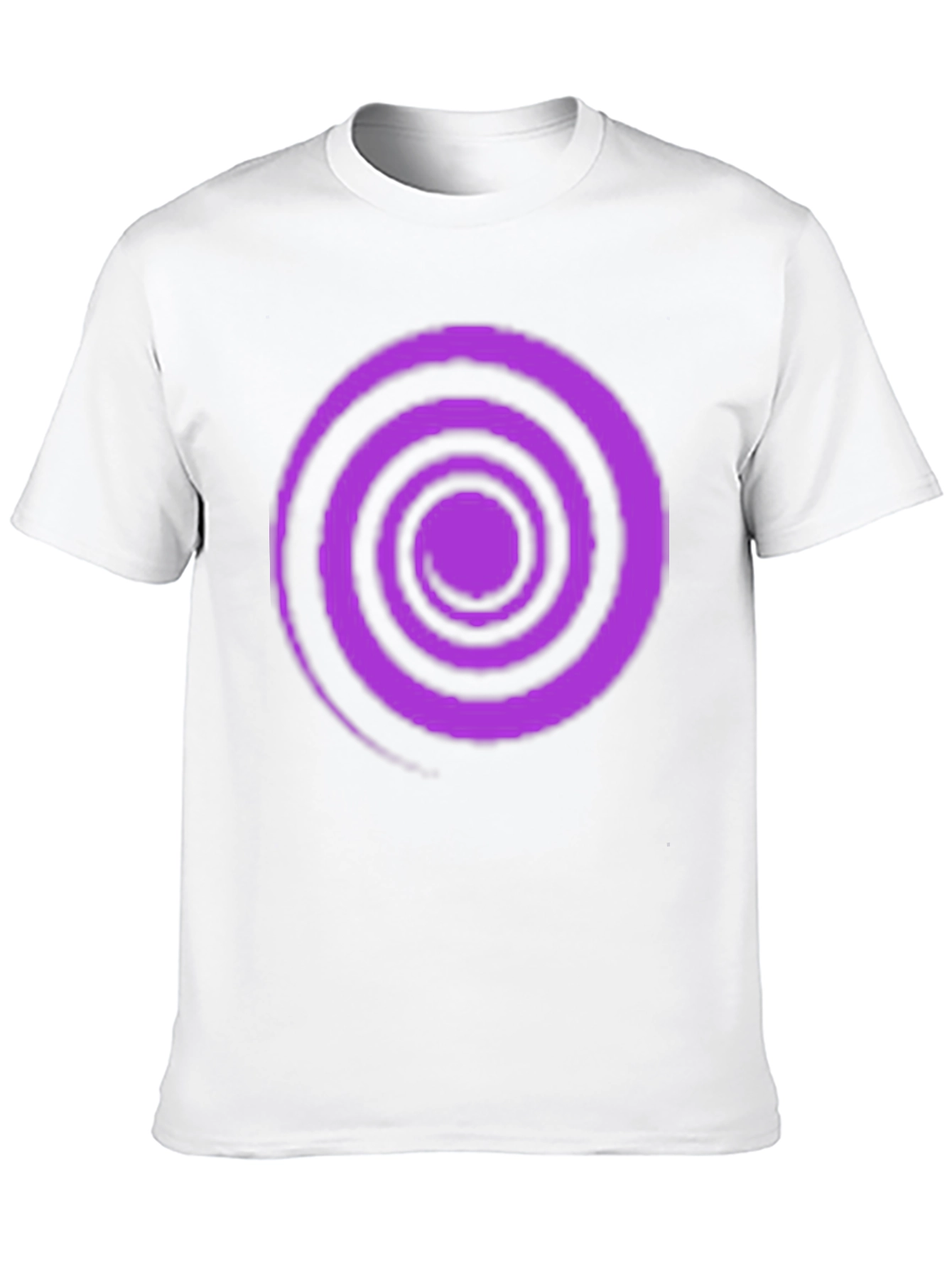 Swirl Graphic Tee - Black Cotton Comfort