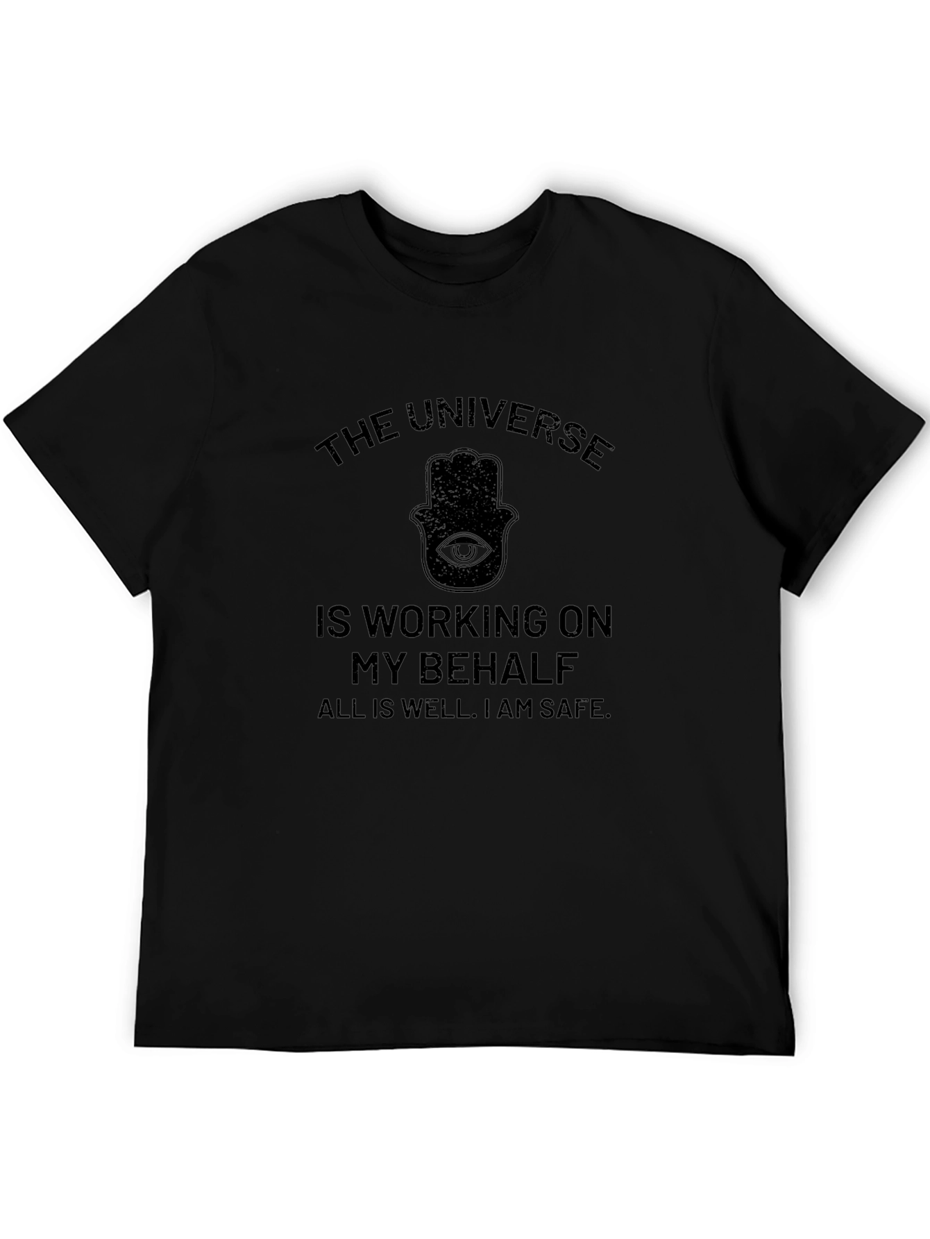 The Universe Hamsa Hand T-Shirt - Positive Affirmation Tee