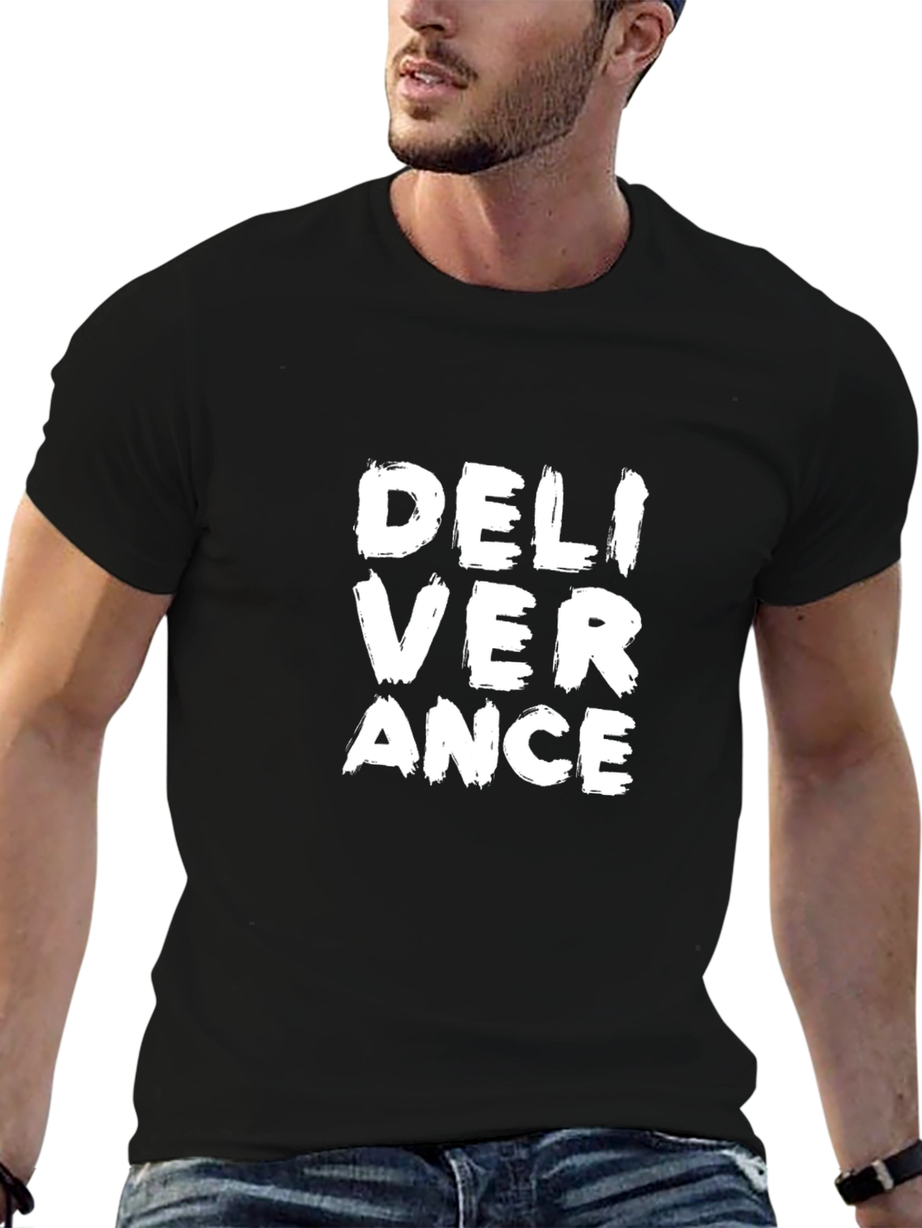 Deliverance Black Graphic Tee - Stylish & Comfortable