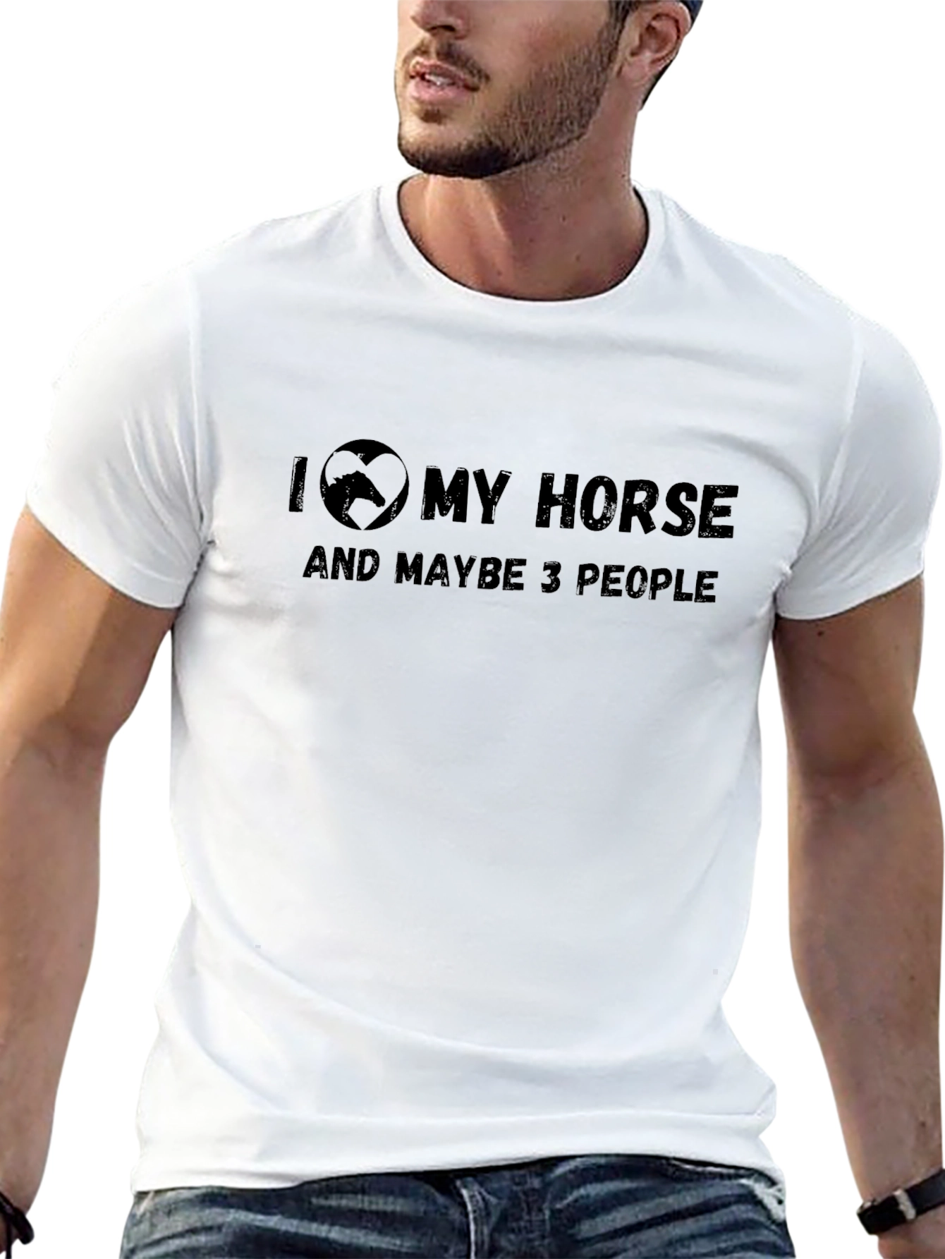 I Love My Horse Graphic T-Shirt