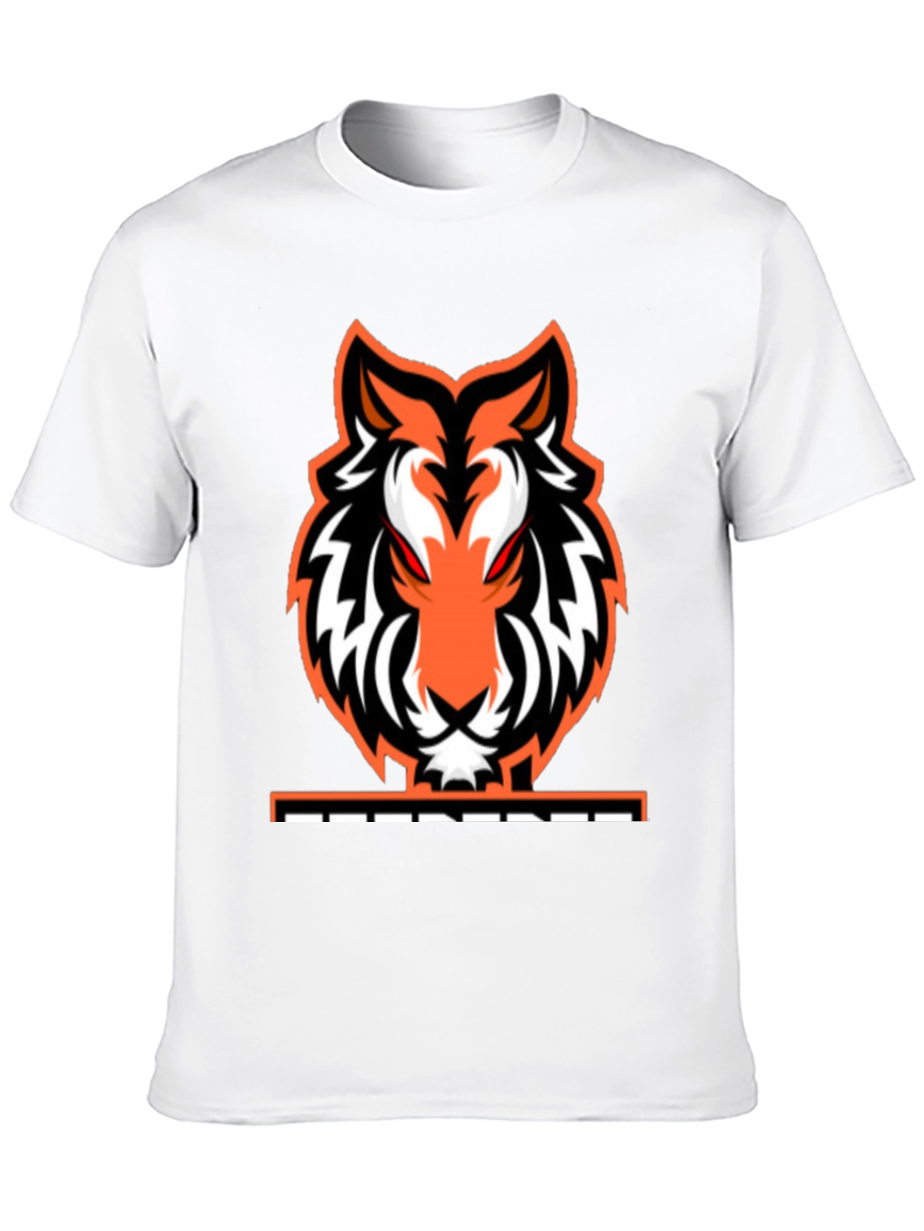 Fierce Tiger Graphic Tee - Black Cotton Blend