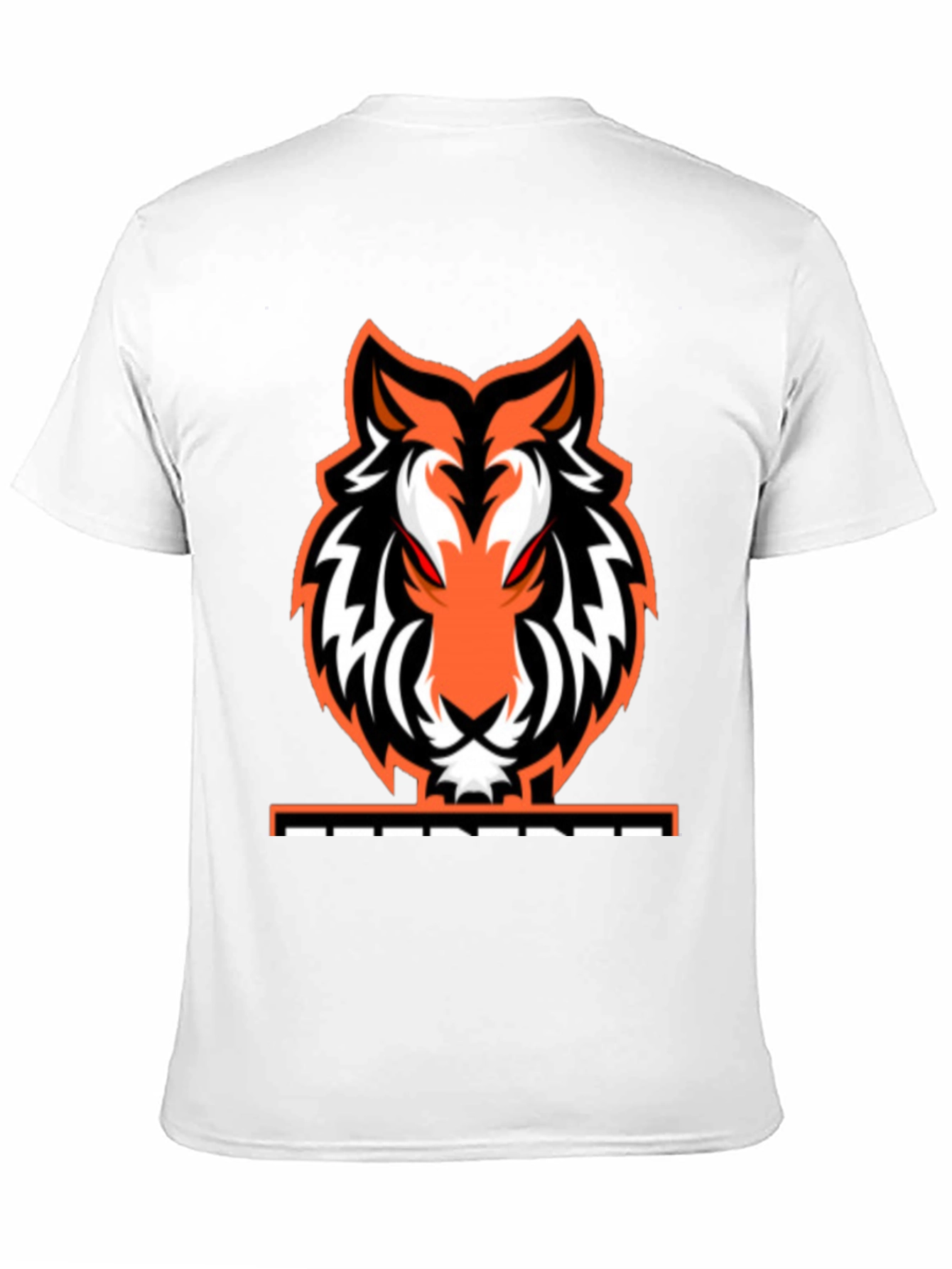 Fierce Tiger Graphic Tee - Black Cotton Blend