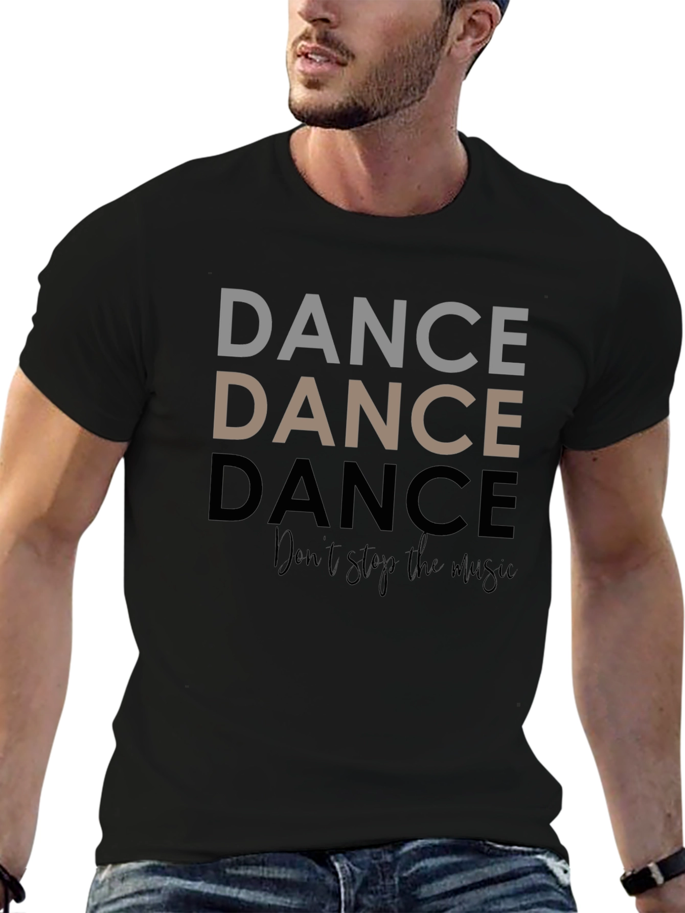 Dance Graphic Tee - Dont Stop the Music Shirt