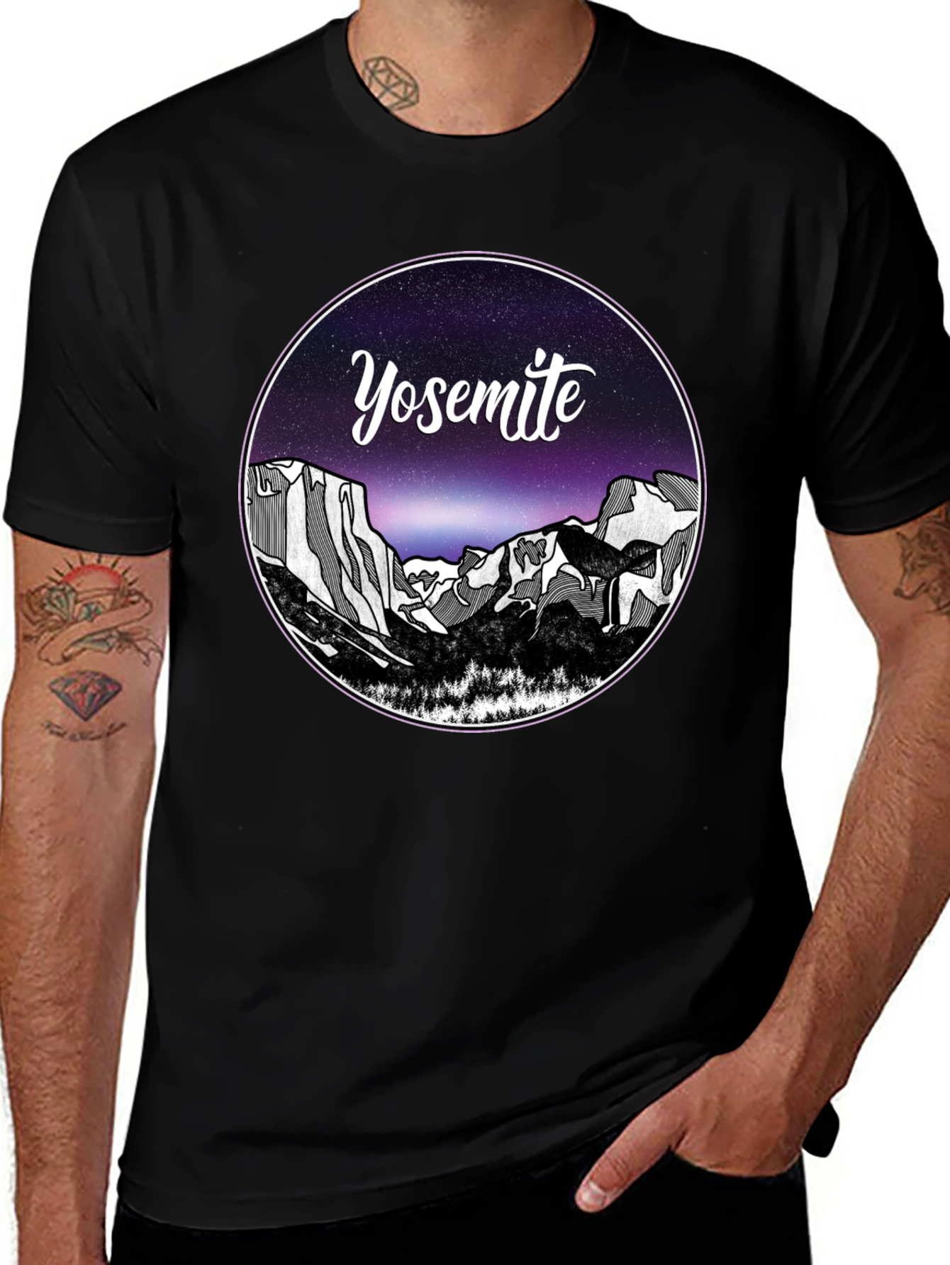 Yosemite Night Sky Graphic Tee