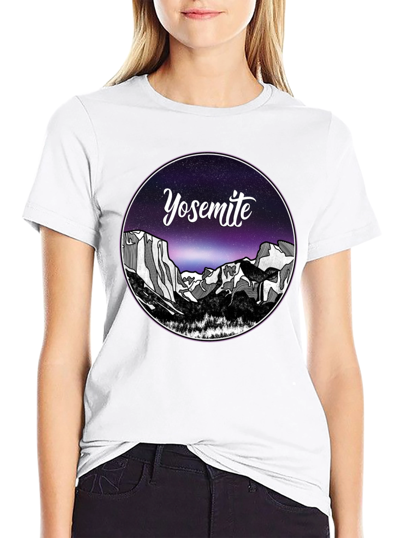 Yosemite Night Sky Graphic Tee
