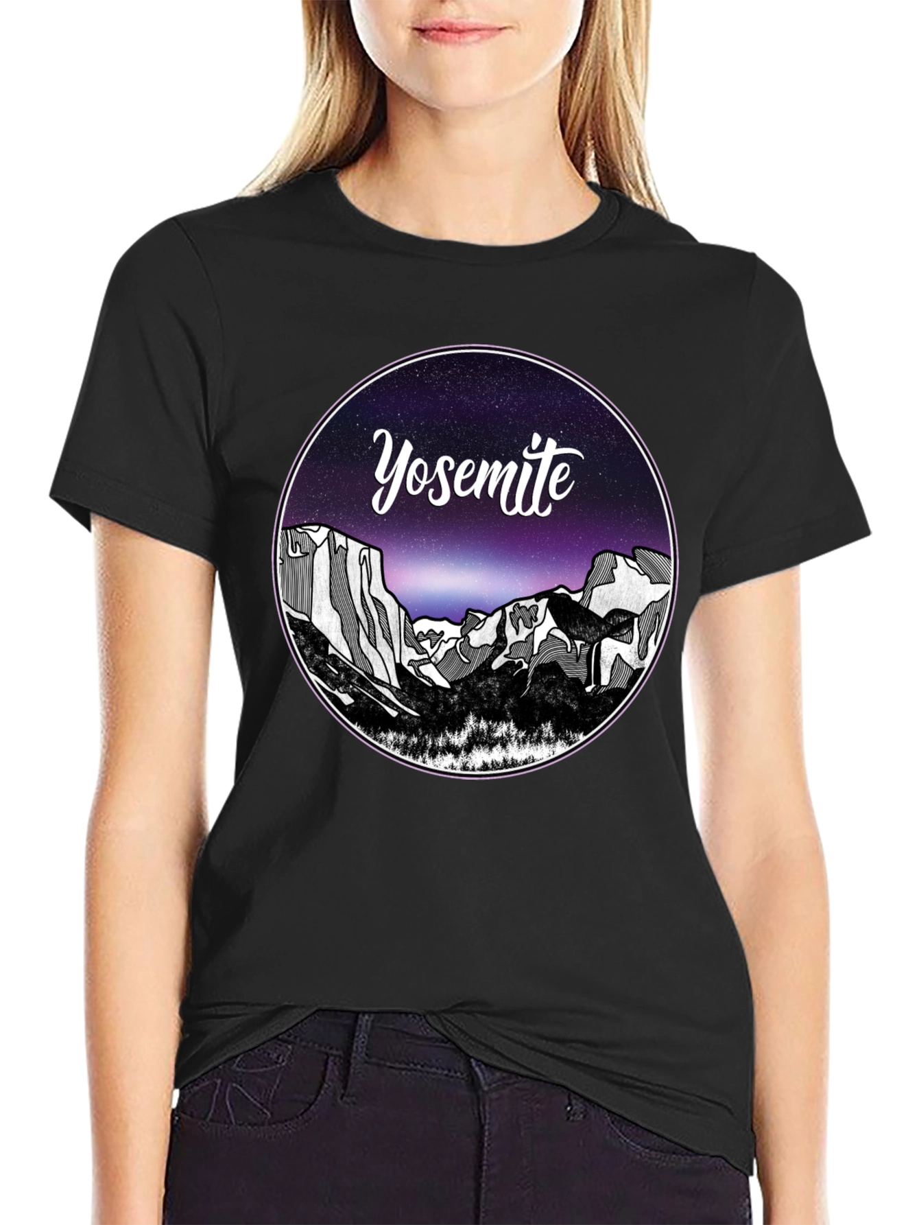 Yosemite Night Sky Graphic Tee