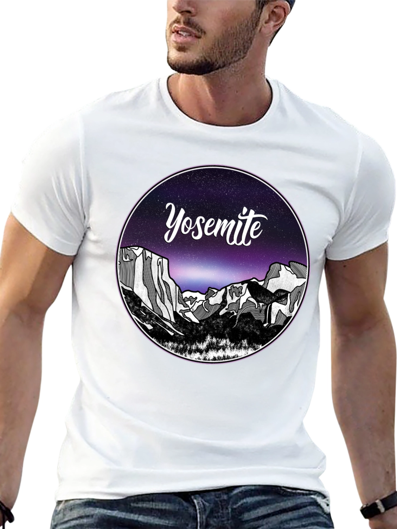 Yosemite Night Sky Graphic Tee