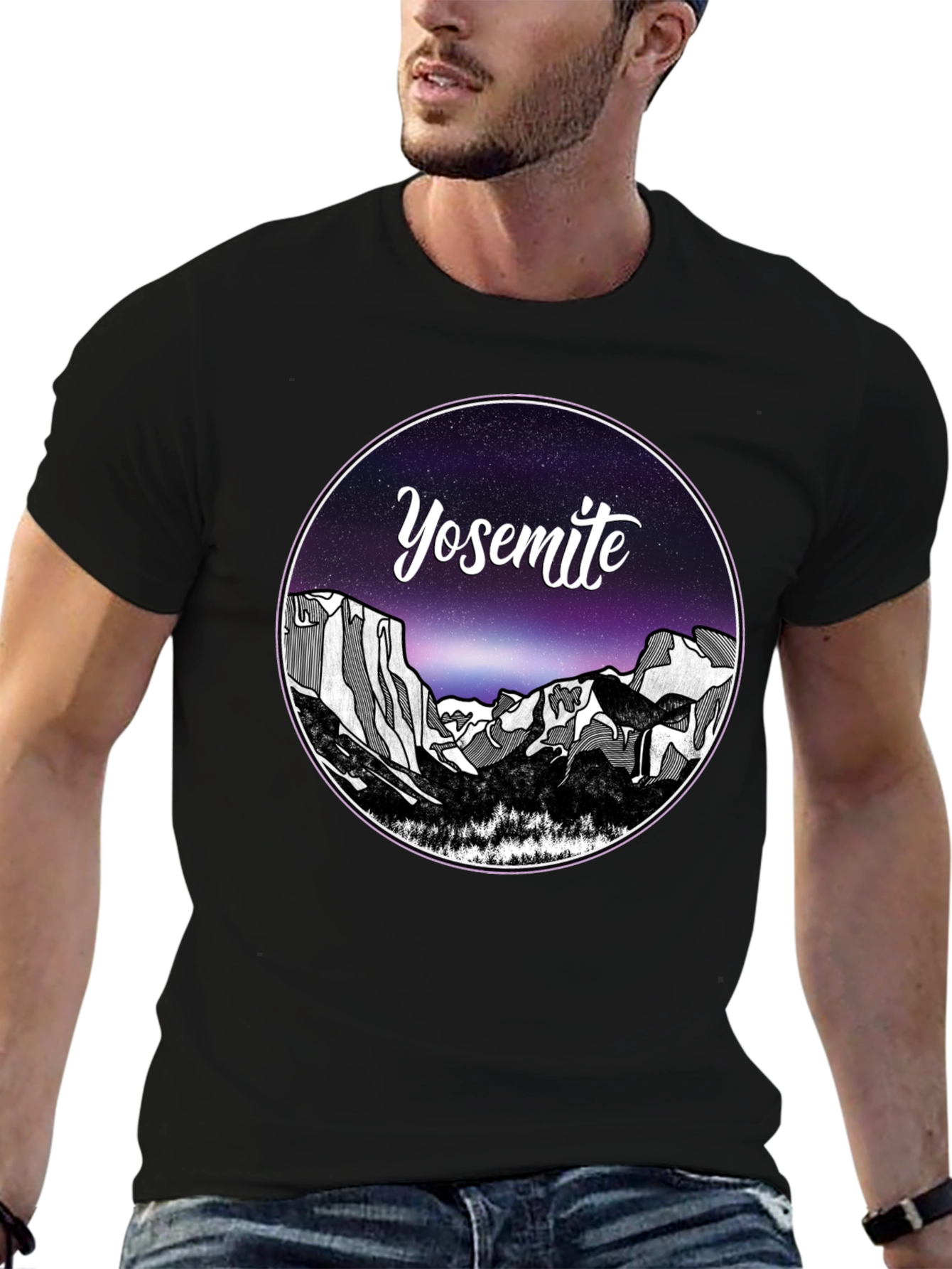 Yosemite Night Sky Graphic Tee