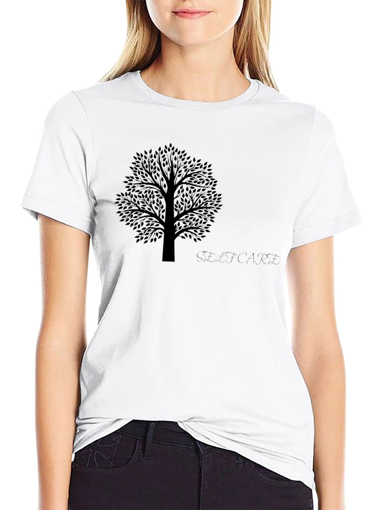Black Tree Graphic Tee - Soft & Stylish