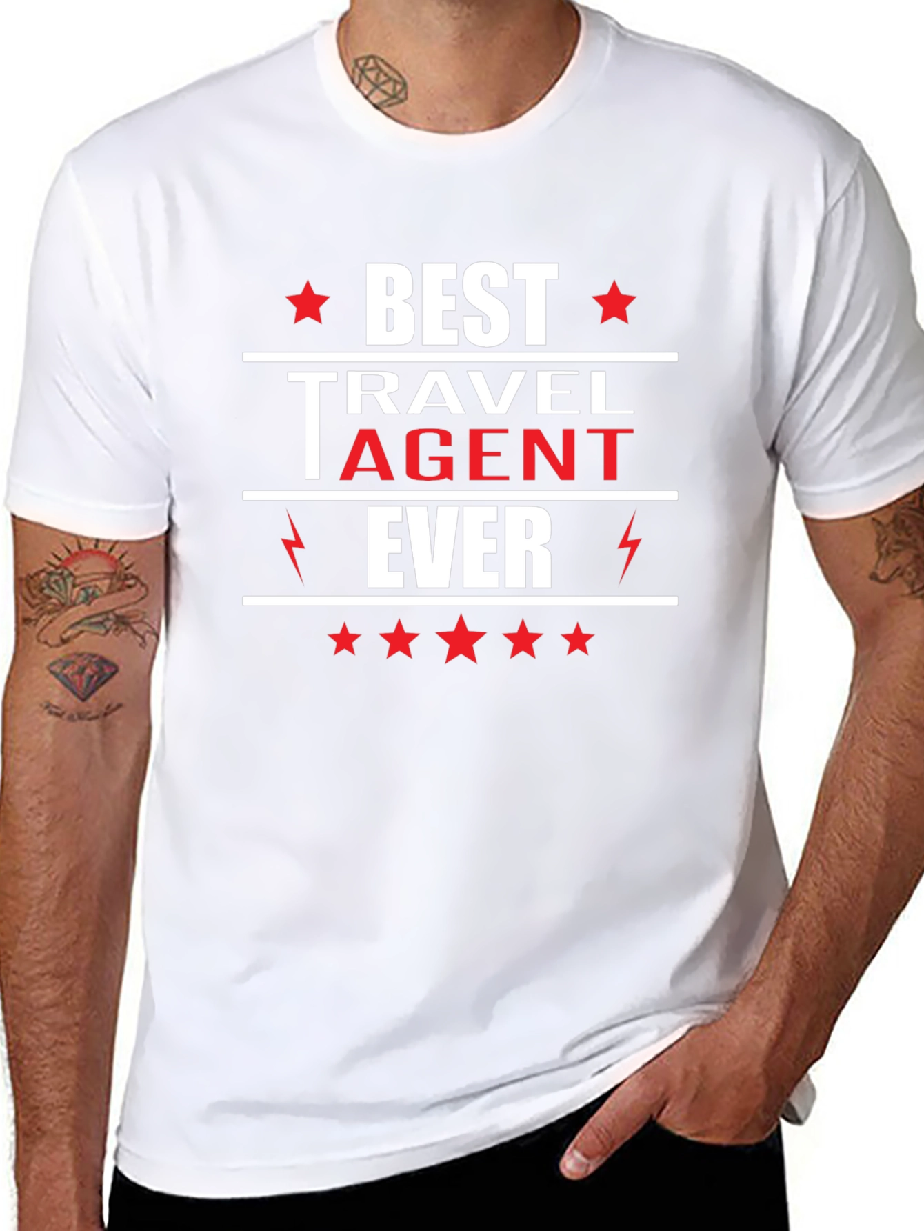 Best Travel Agent Ever T-Shirt Black