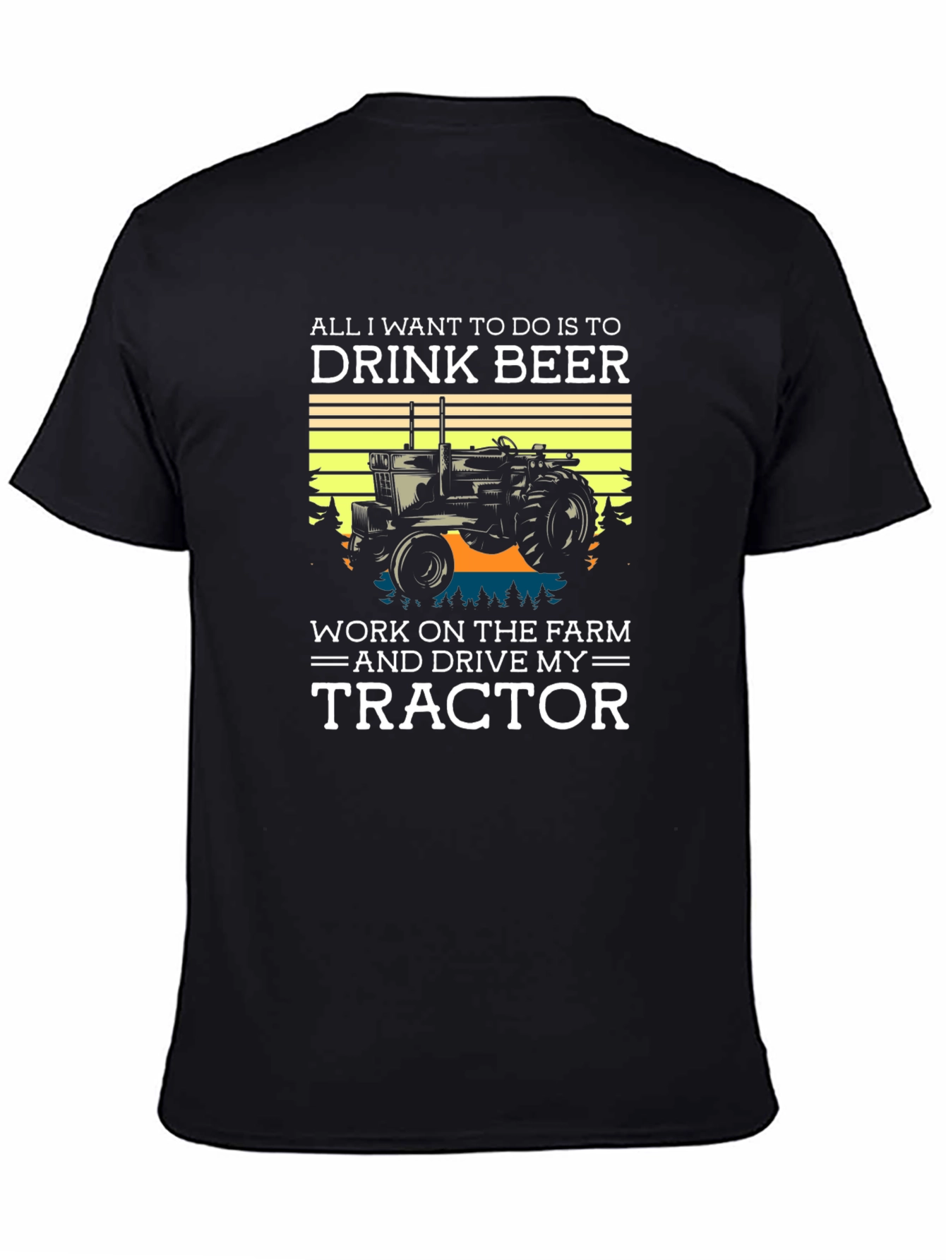 Drink Beer & Drive My Tractor T-Shirt