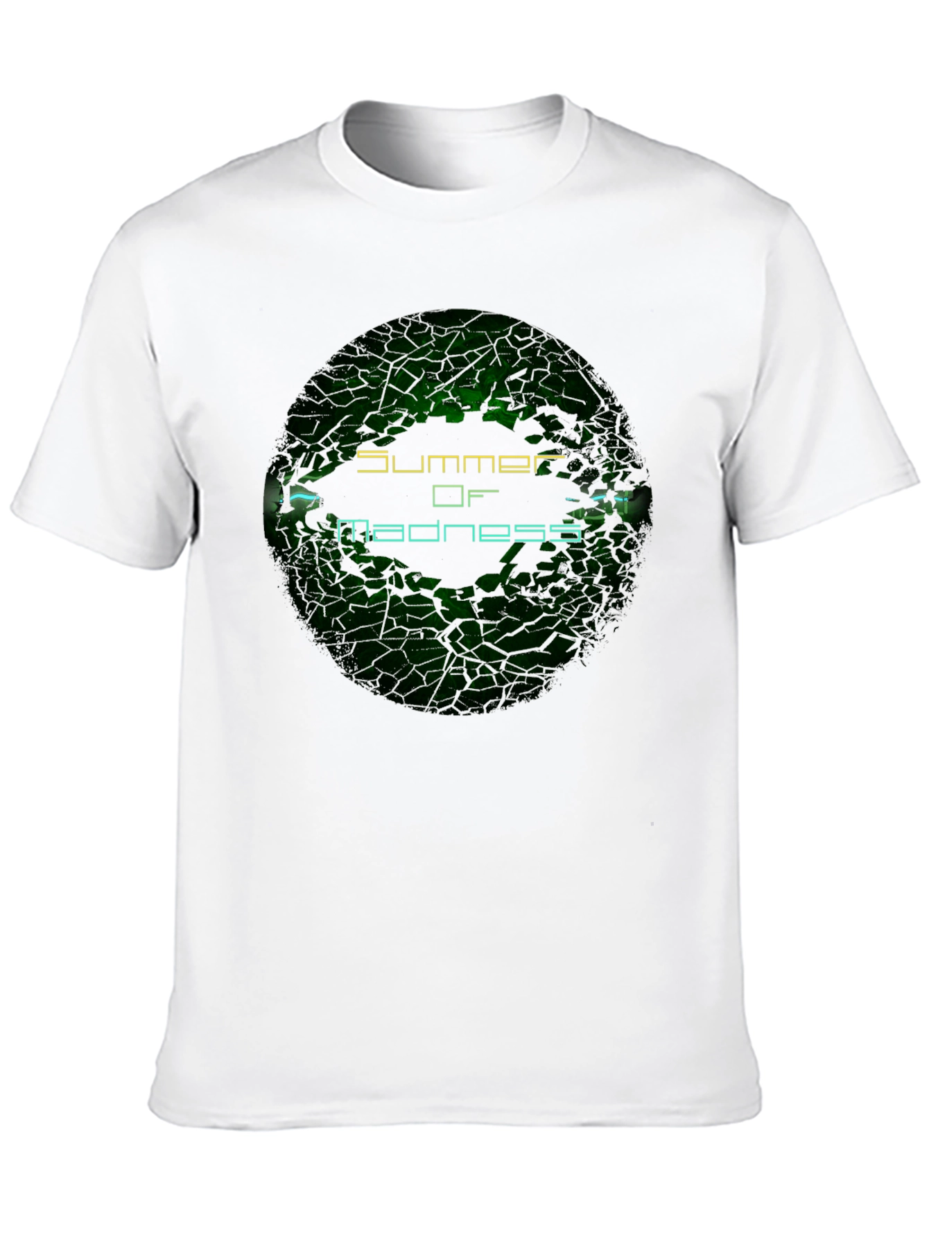 Summer of Madness Graphic Print Black T-Shirt