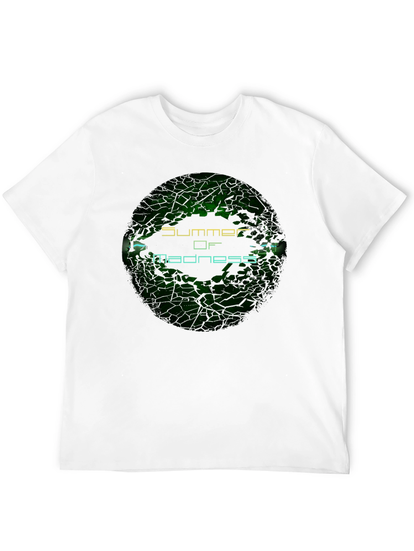 Summer of Madness Graphic Print Black T-Shirt