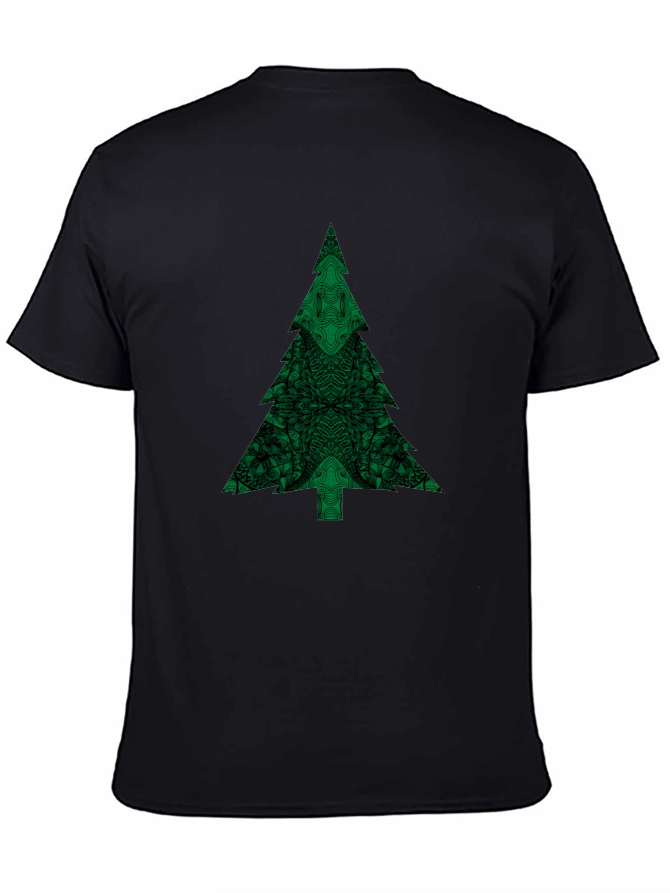 Green Christmas Tree Graphic T-Shirt