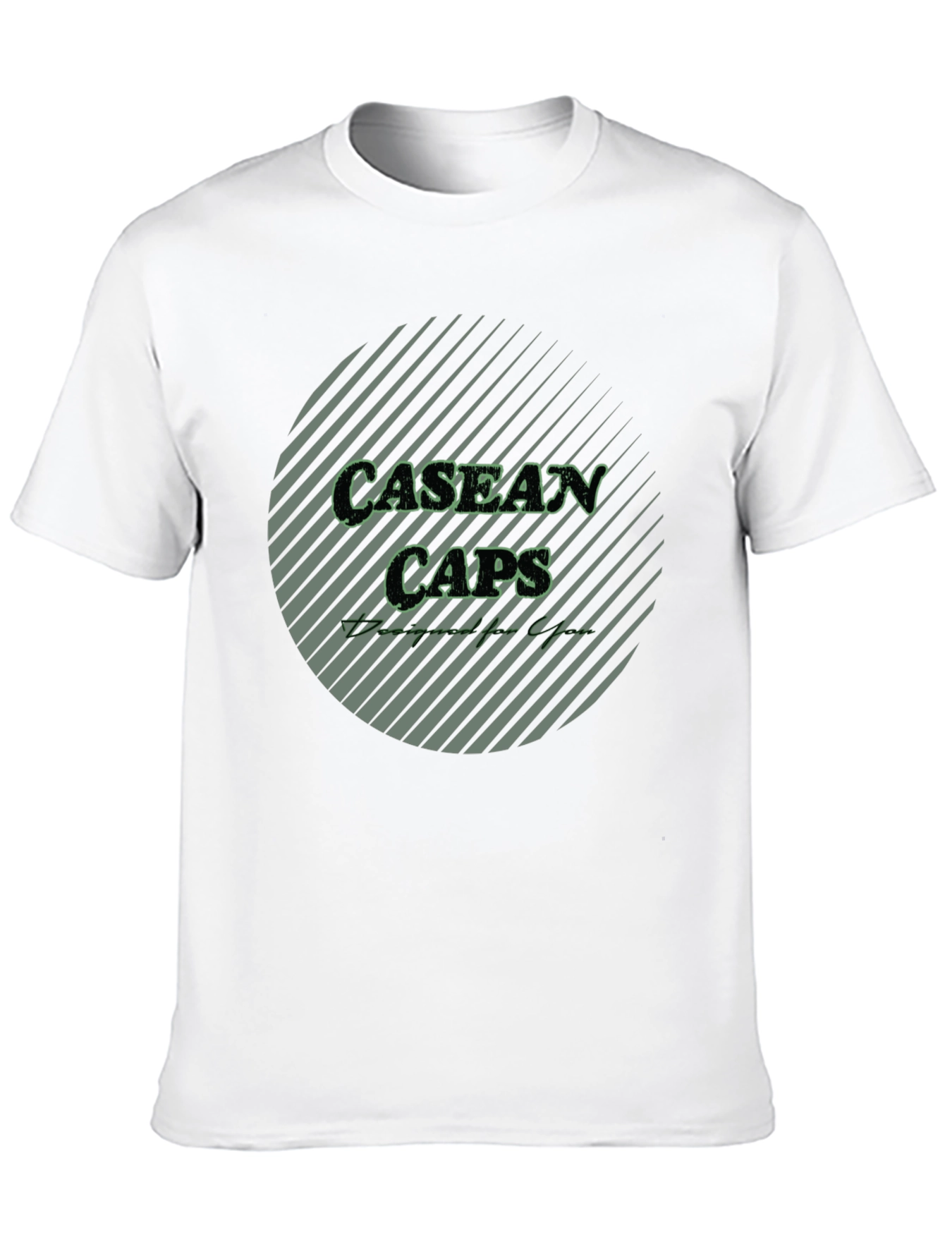 Casean Caps Black T-Shirt