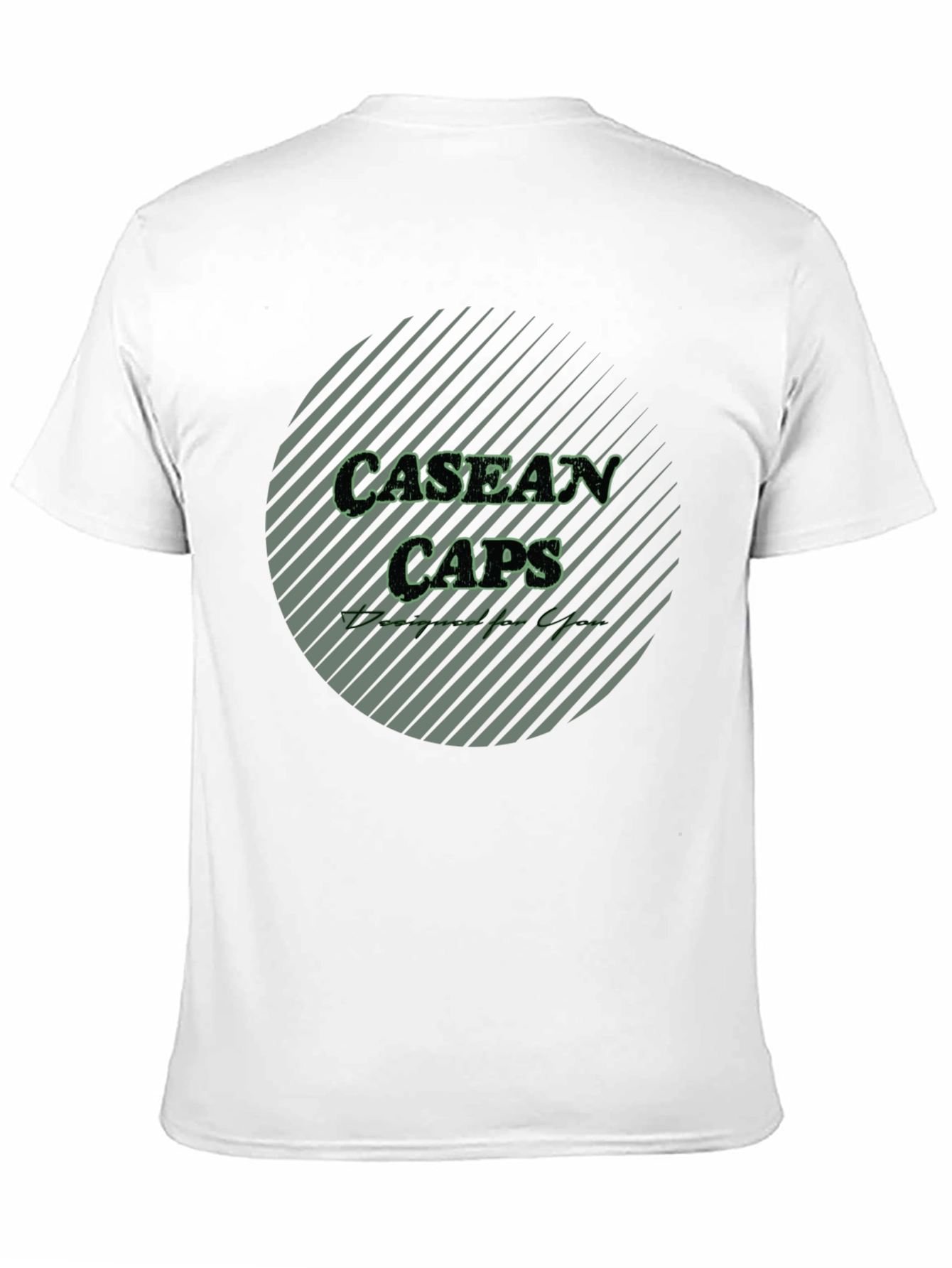 Casean Caps Black T-Shirt