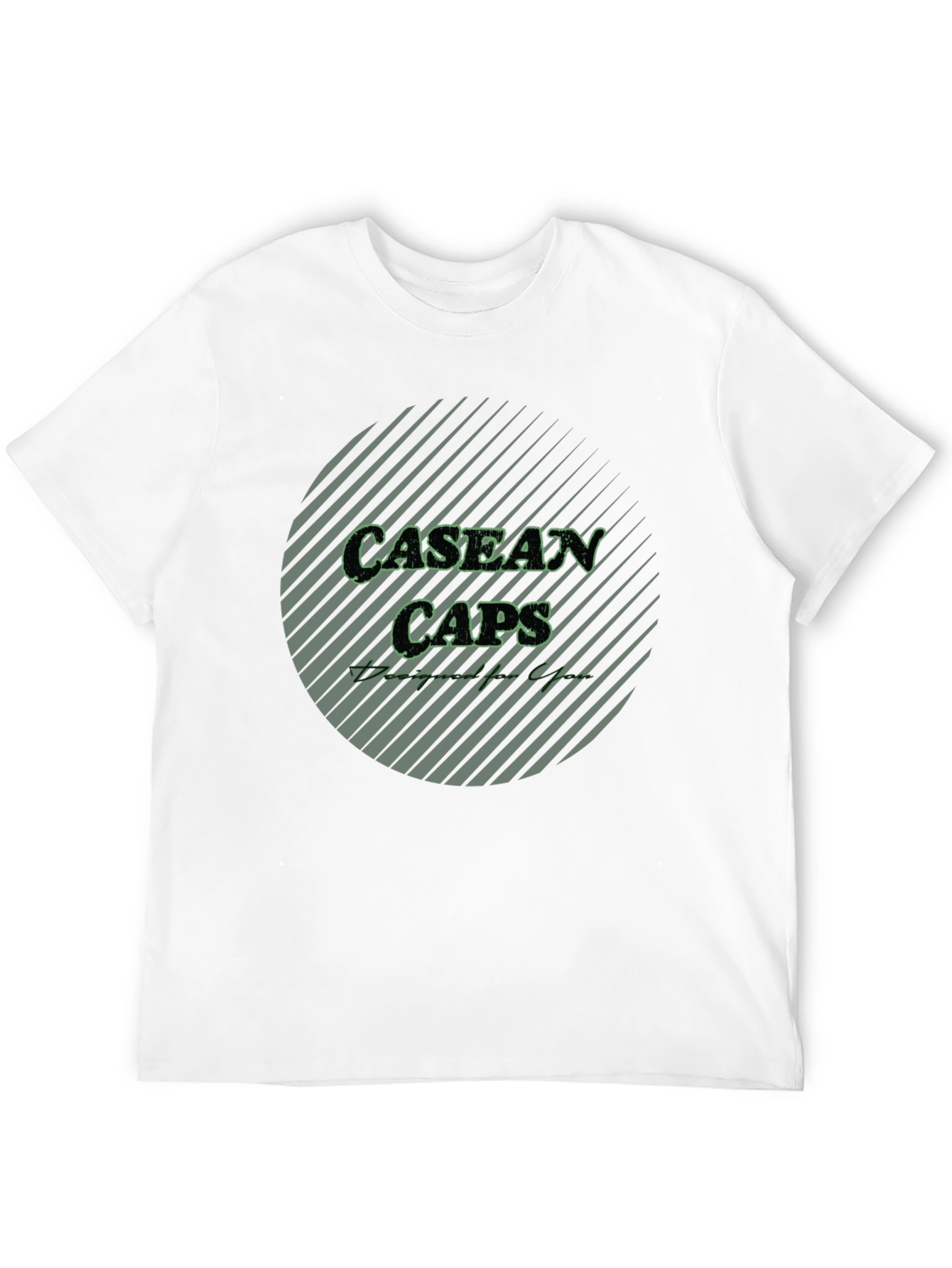 Casean Caps Black T-Shirt