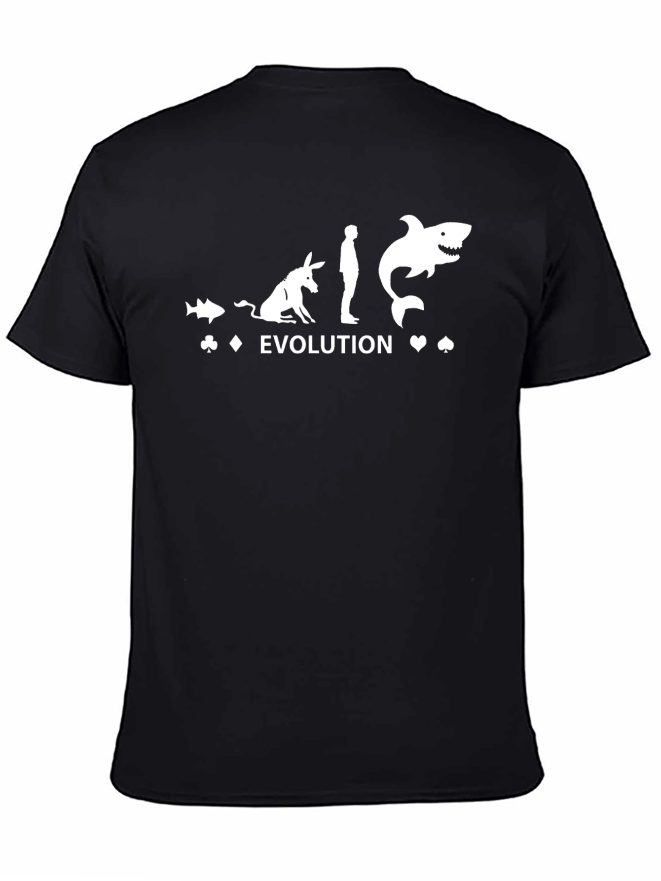 Evolution of an Ass Shark Funny Graphic Tee