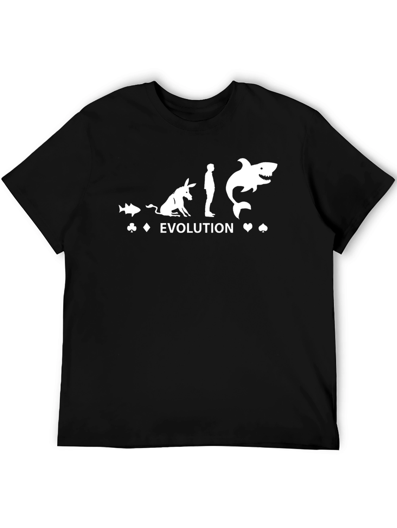 Evolution of an Ass Shark Funny Graphic Tee
