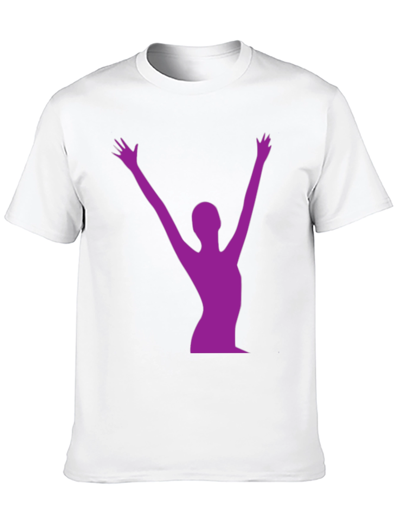 Silhouette Graphic Tee - Black Crew Neck Shirt