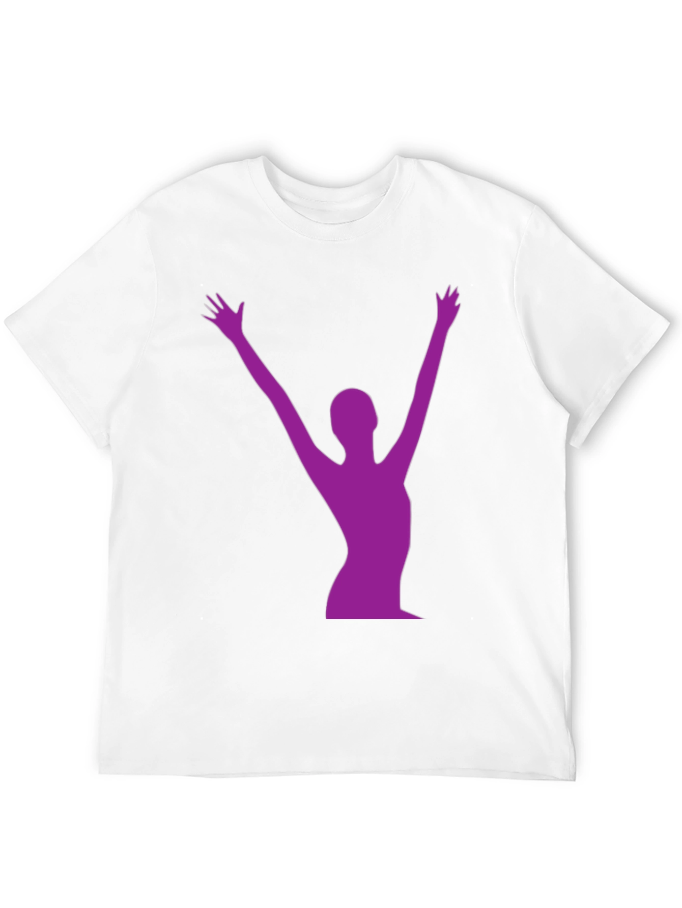 Silhouette Graphic Tee - Black Crew Neck Shirt