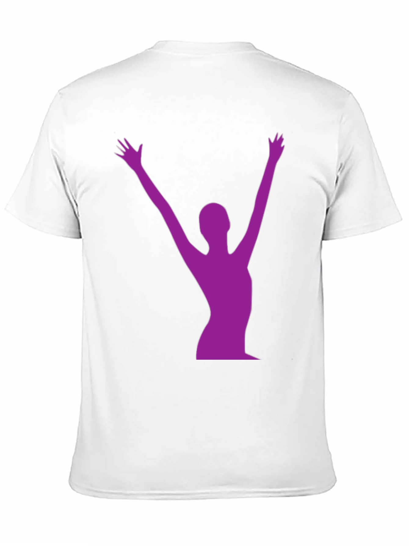 Silhouette Graphic Tee - Black Crew Neck Shirt