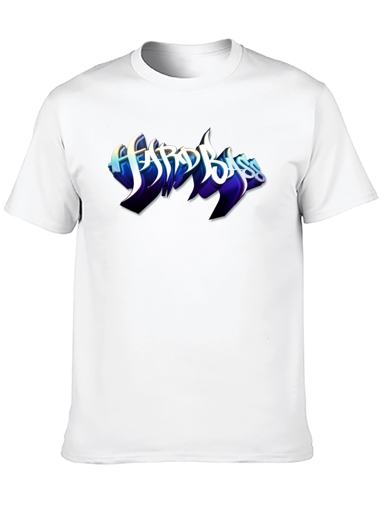 Hard Bass Graphic Black T-Shirt