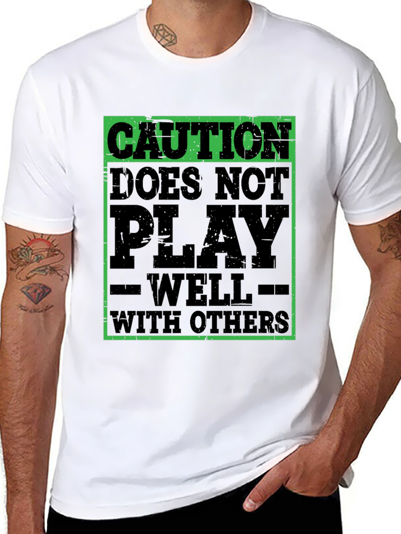 Caution: Does Not Play Well With Others T-Shirt