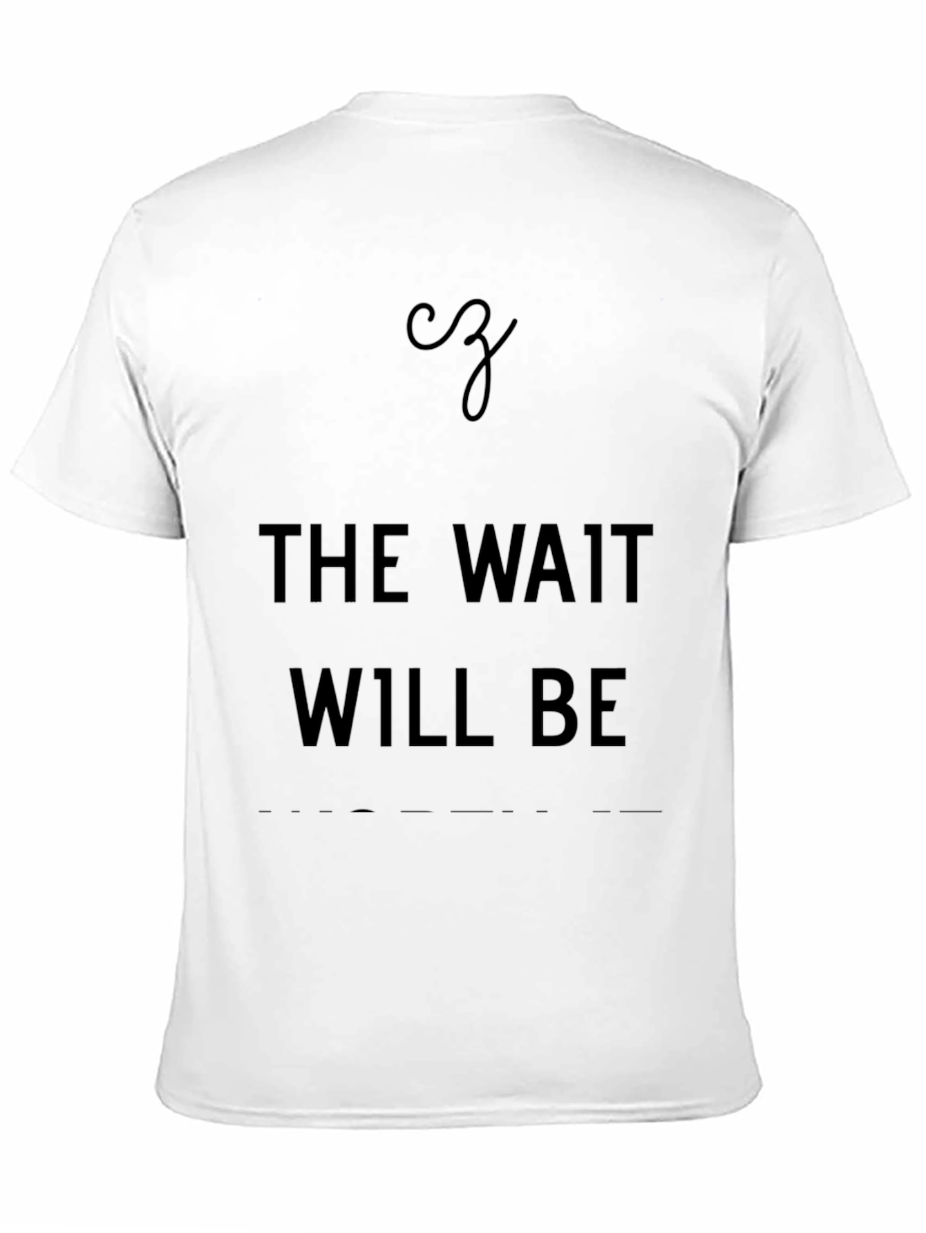The Wait Will Be Over Graphic Tee - Black
