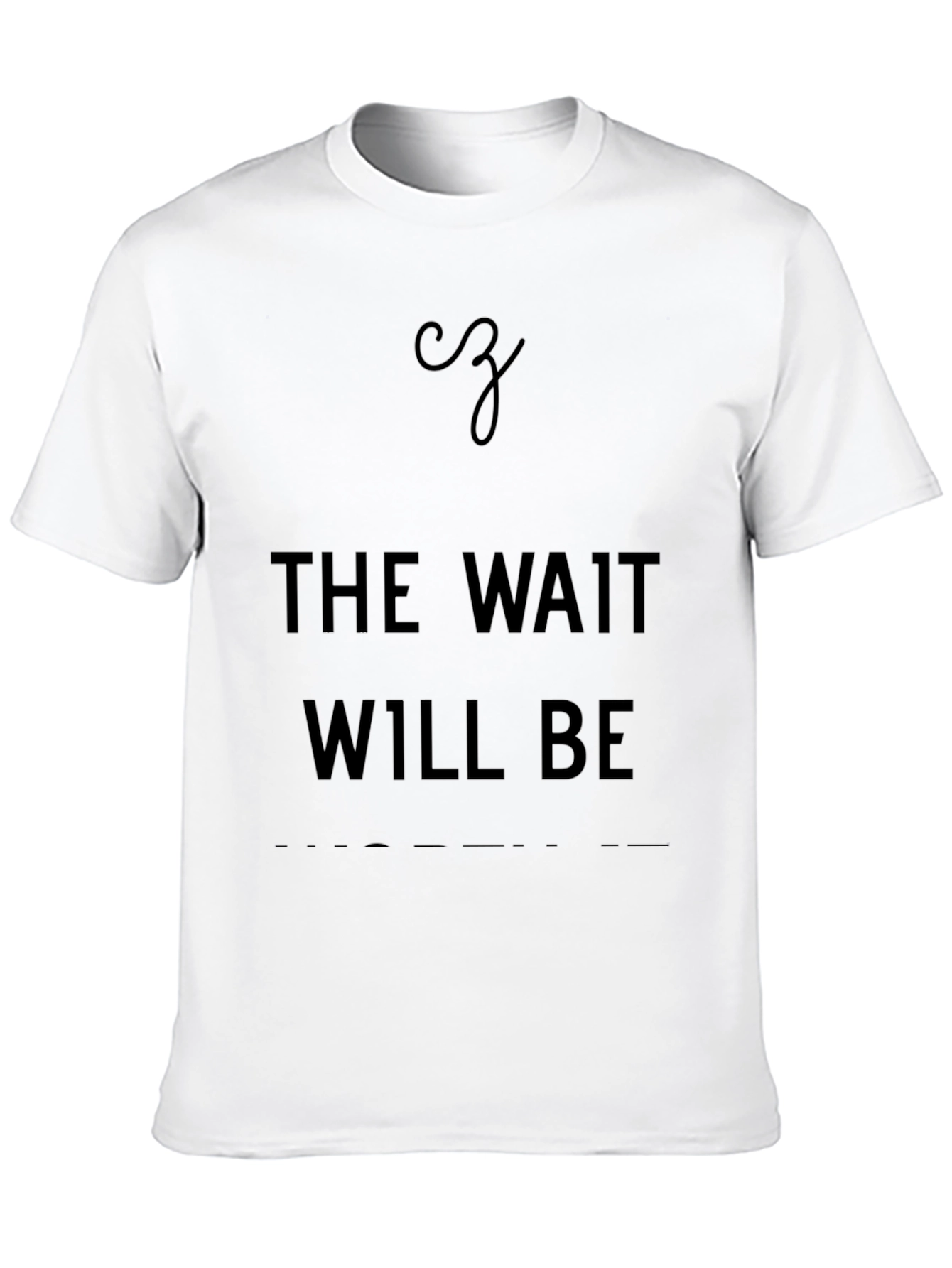 The Wait Will Be Over Graphic Tee - Black