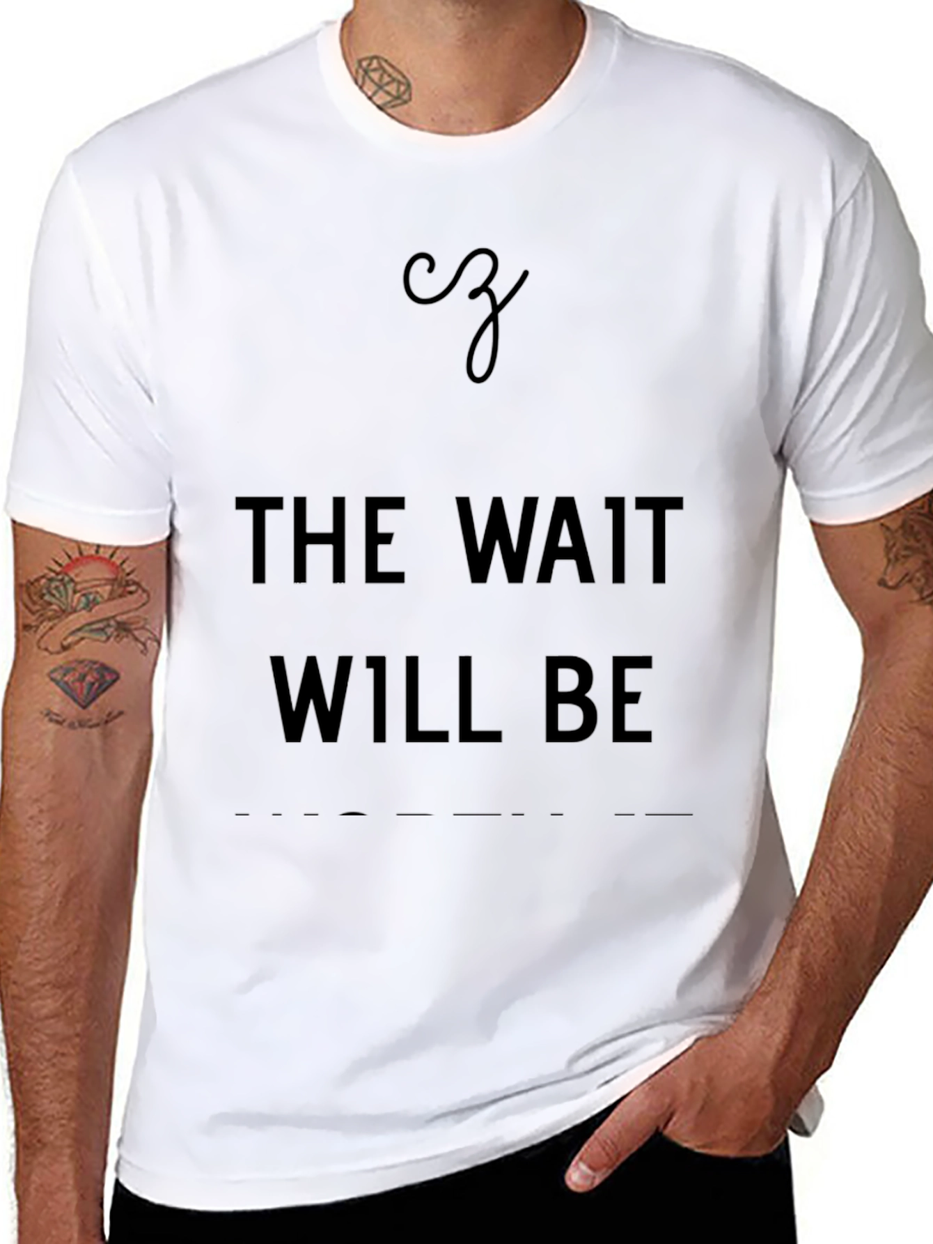 The Wait Will Be Over Graphic Tee - Black