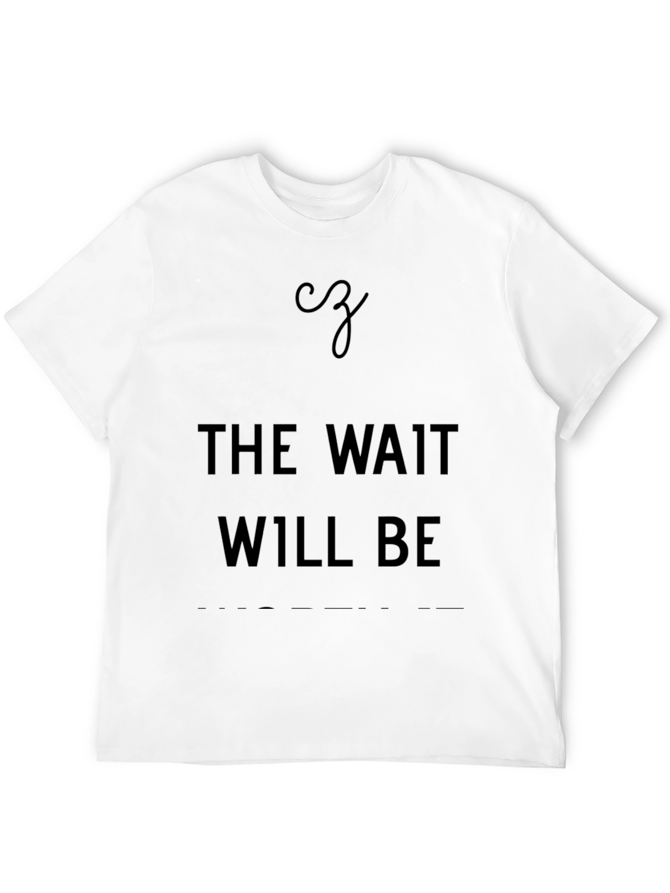The Wait Will Be Over Graphic Tee - Black