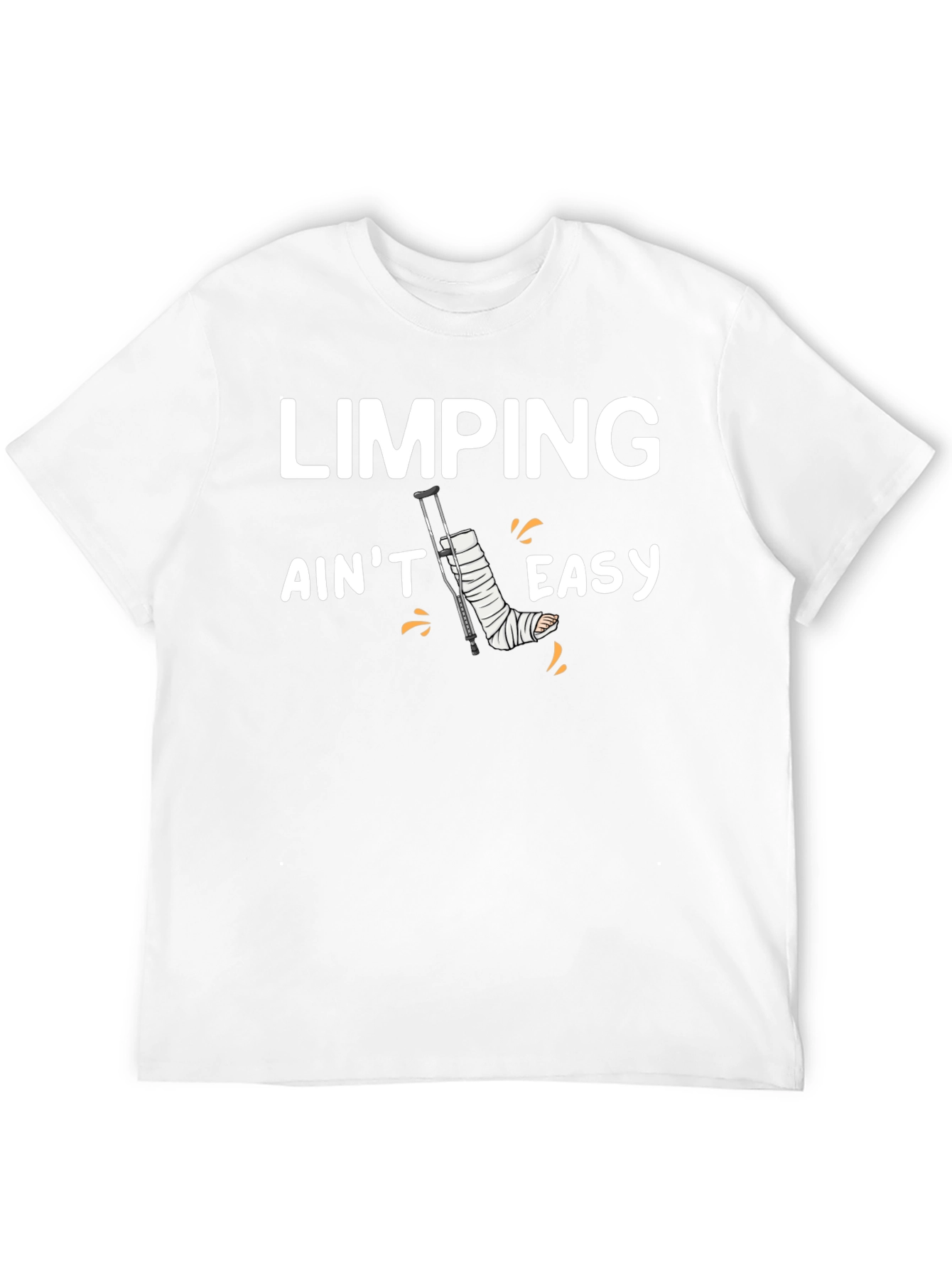 Limping Aint Easy Funny T-Shirt Injury Recovery