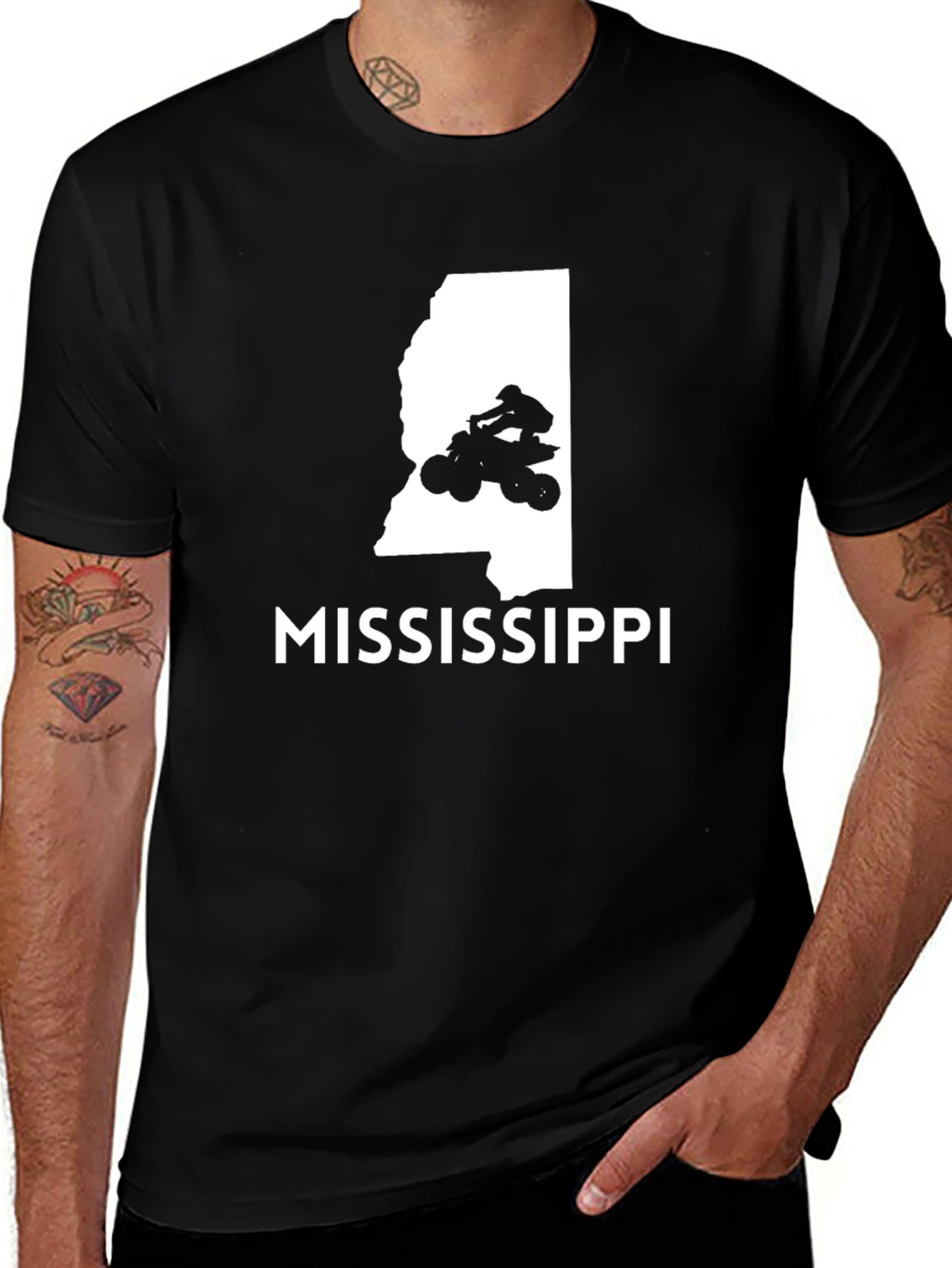 Mississippi ATV T-Shirt - State Pride Off-Road Tee