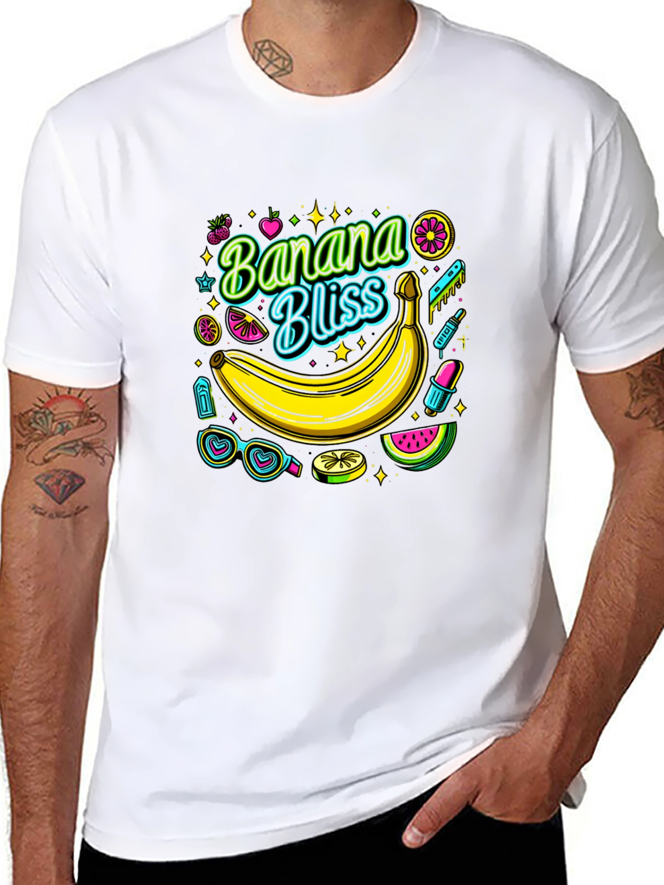Banana Bliss Graphic Tee - Summer Vibes