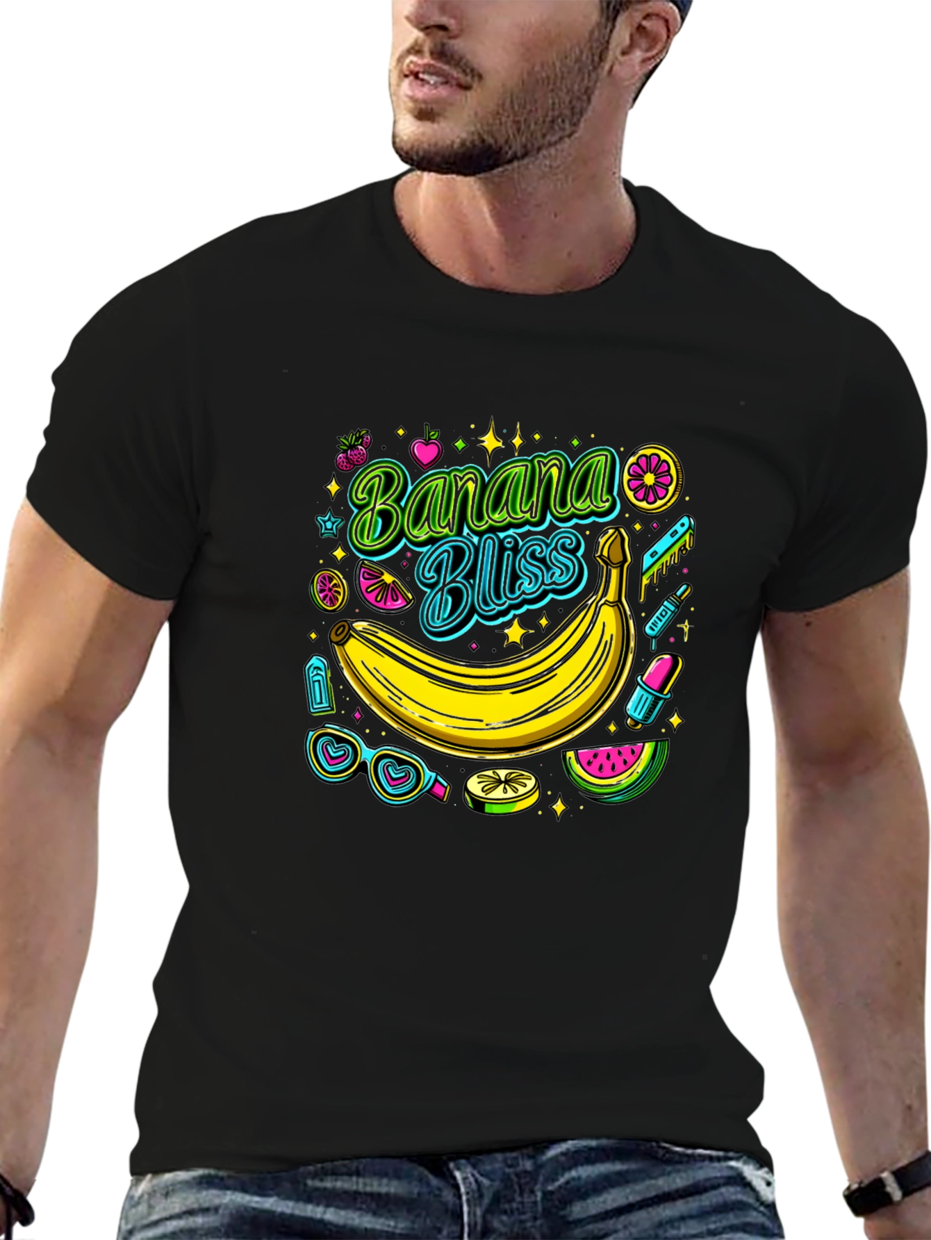 Banana Bliss Graphic Tee - Summer Vibes