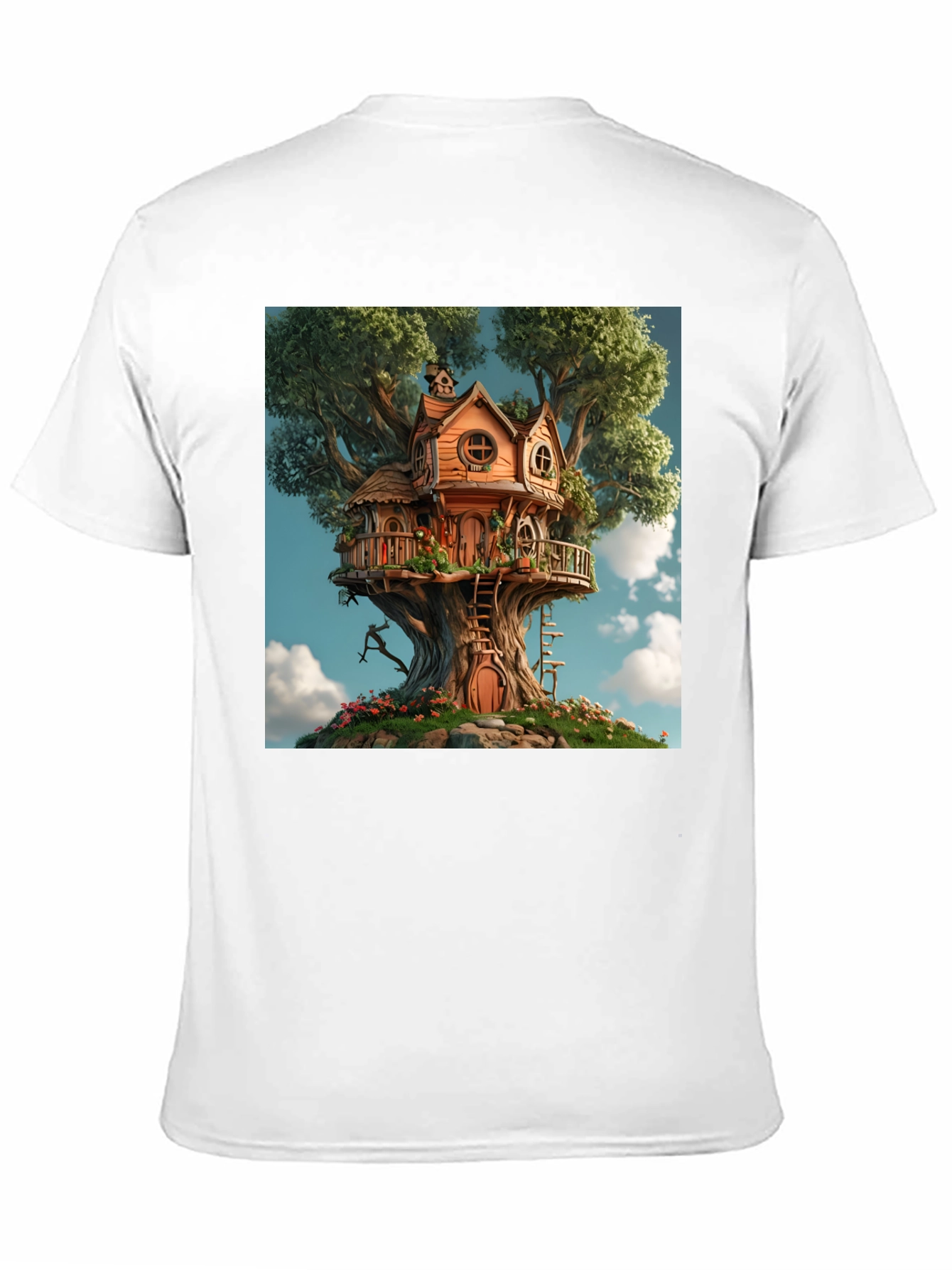 Treehouse Graphic Tee - Whimsical Design
