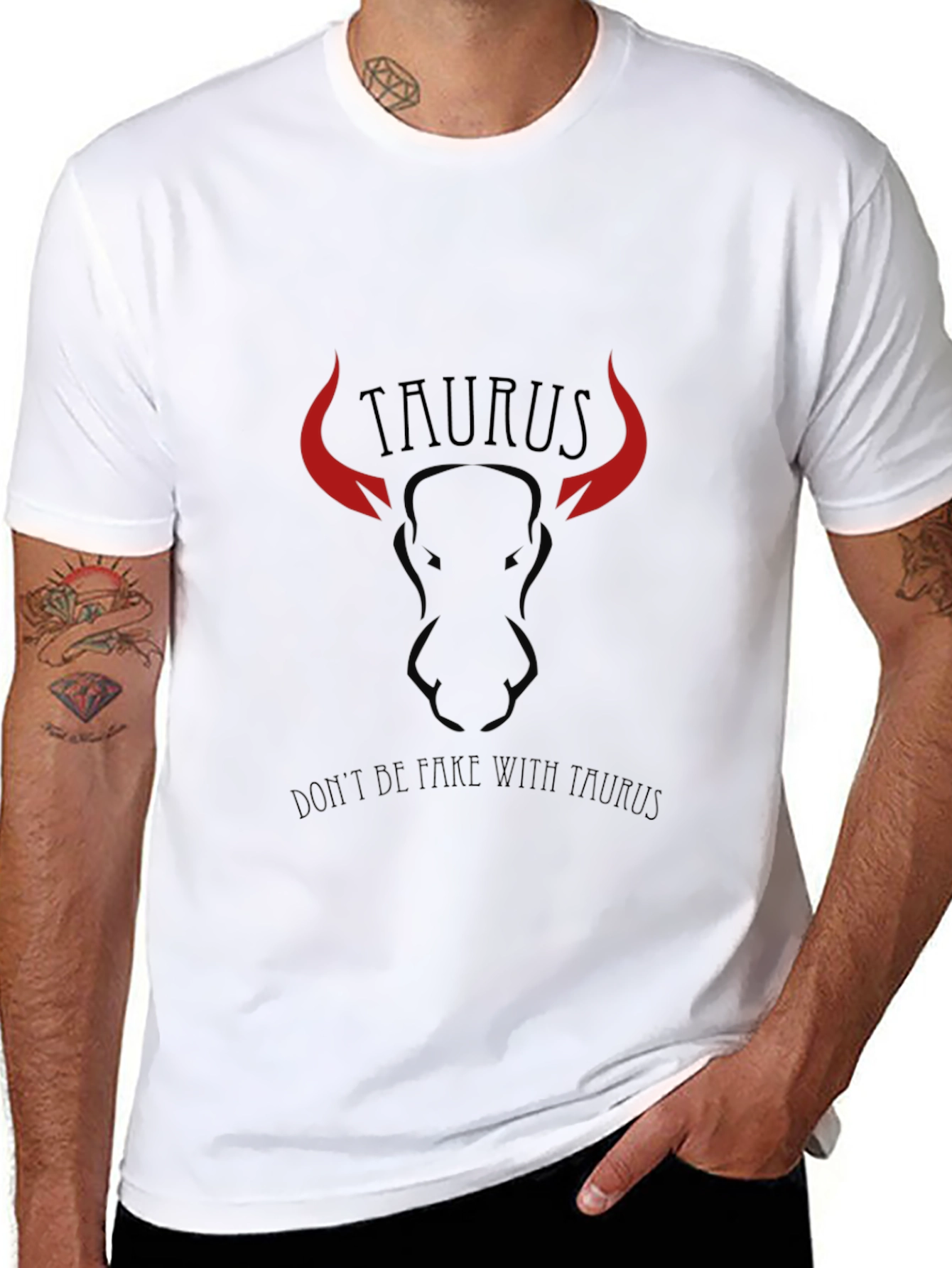 Taurus Zodiac Graphic T-Shirt - Dont Be Fake