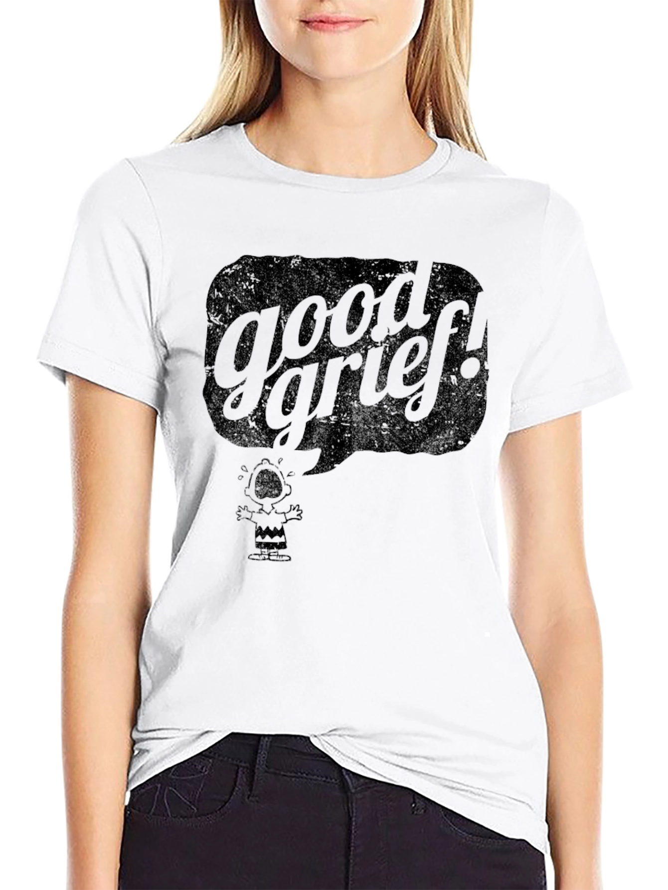 Good Grief Graphic T-Shirt - Charlie Brown Style