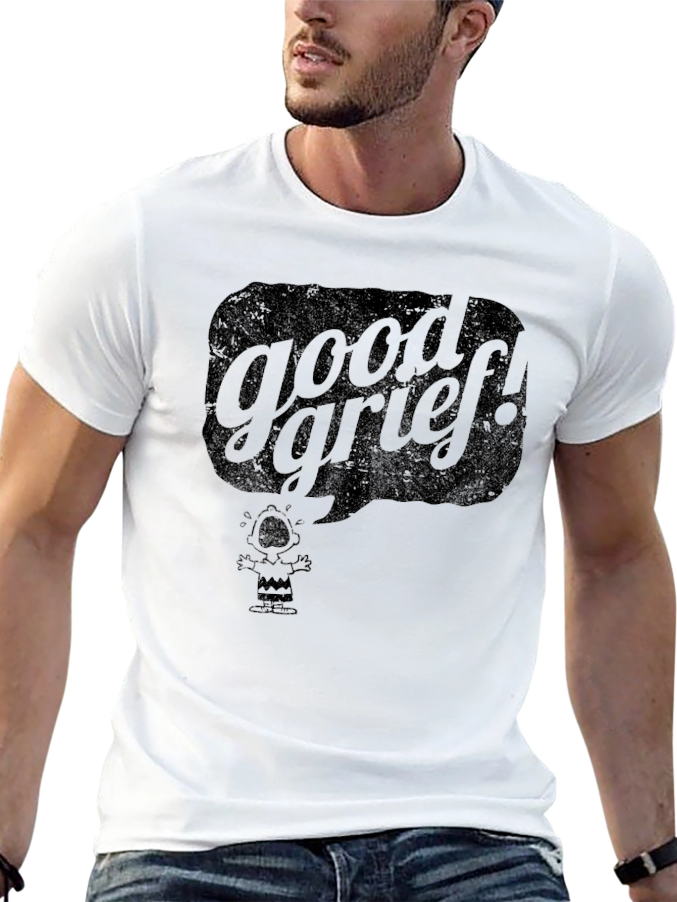 Good Grief Graphic T-Shirt - Charlie Brown Style