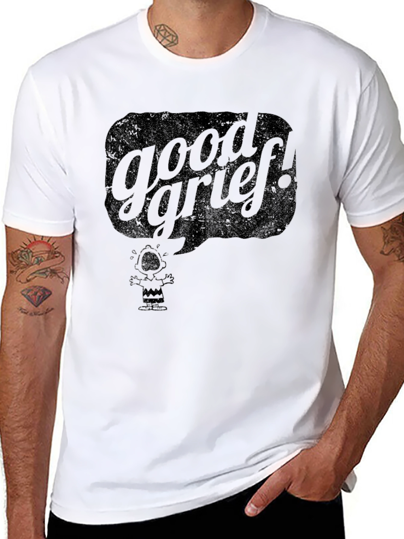 Good Grief Graphic T-Shirt - Charlie Brown Style