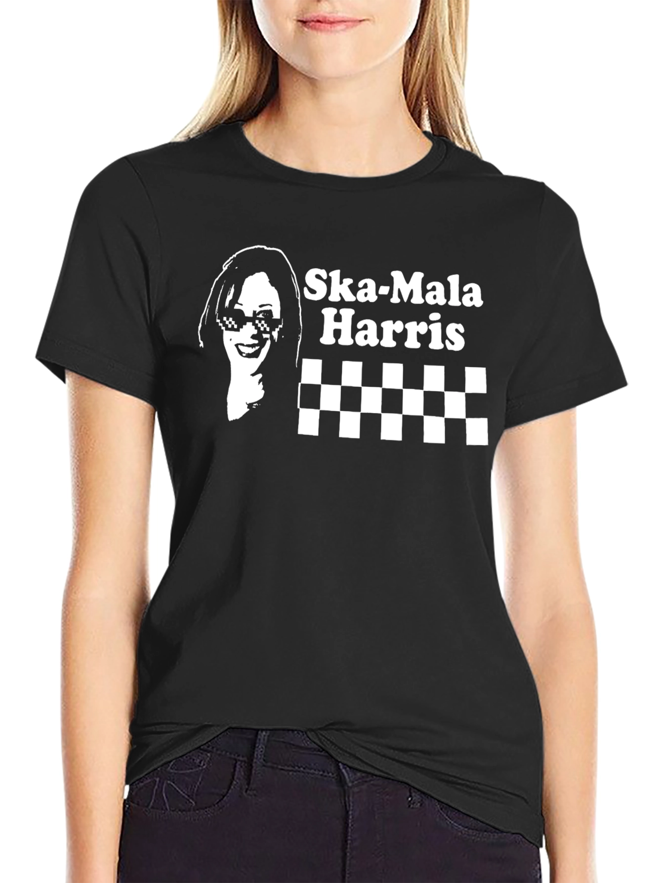 Ska-Mala Harris Graphic Tee - Political Statement T-Shirt
