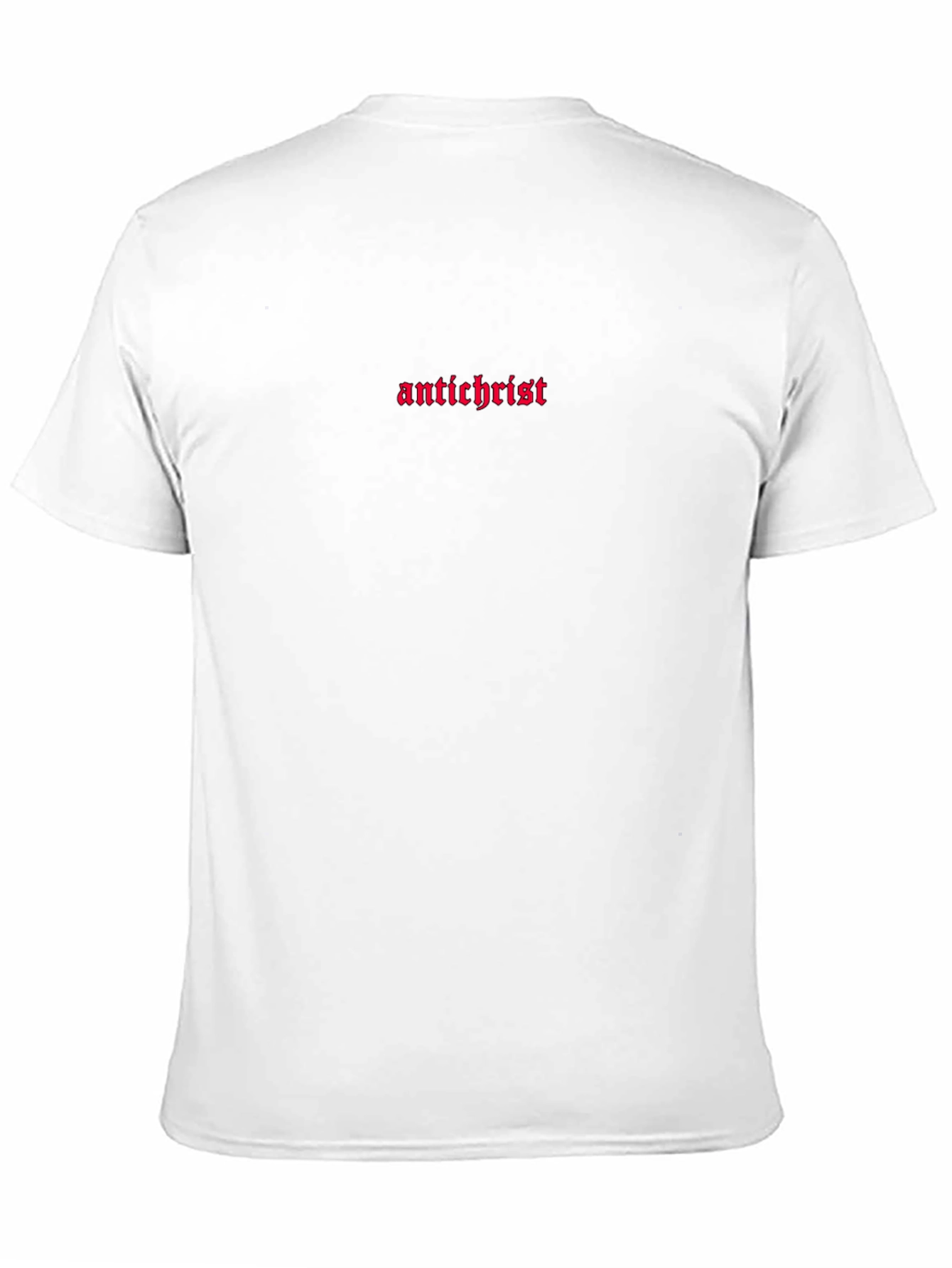 Antichrist Graphic Print Black T-Shirt
