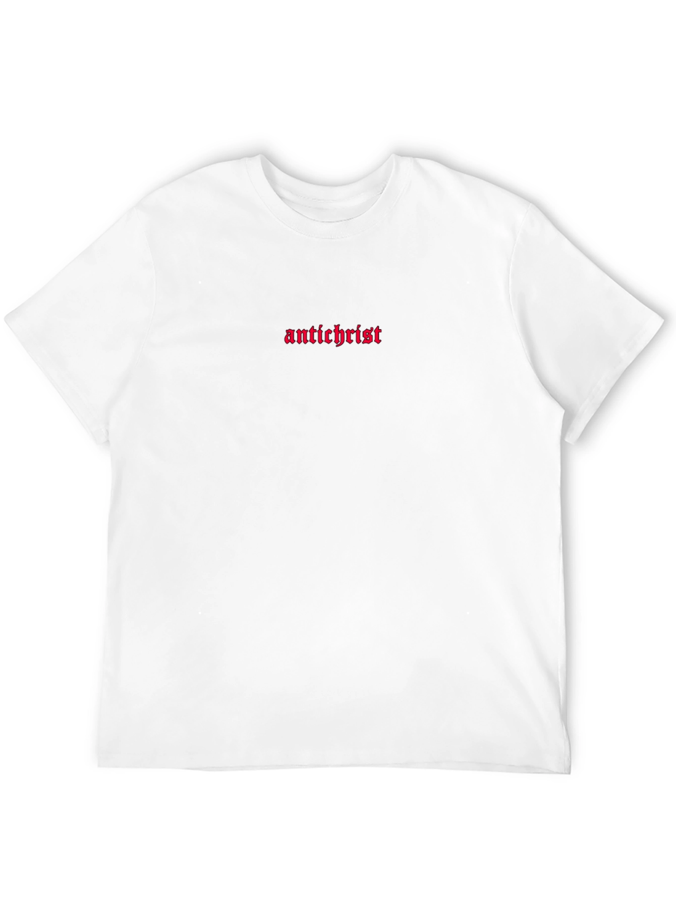 Antichrist Graphic Print Black T-Shirt