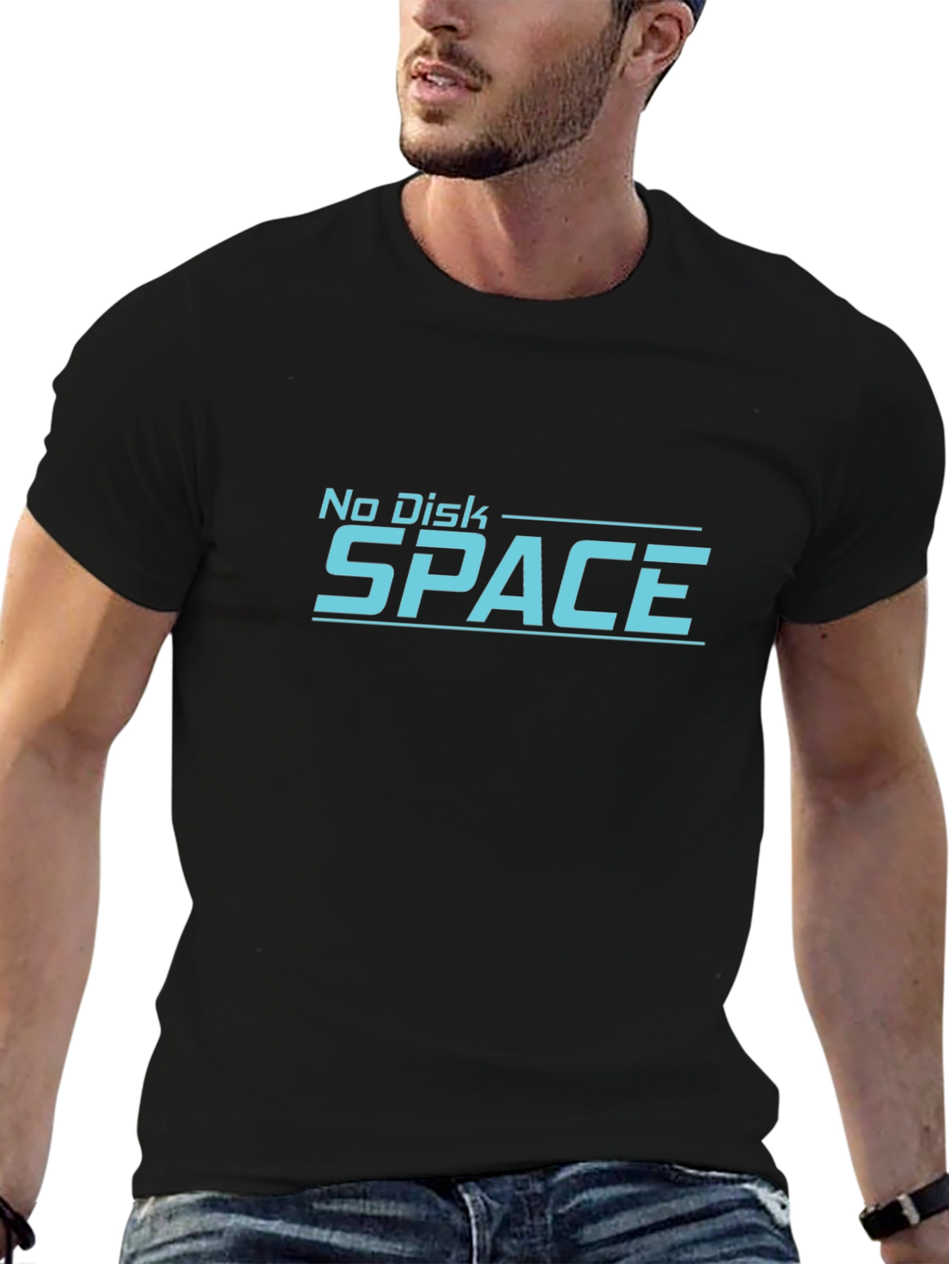 No Disk Space T-Shirt - Gamer Humor Tee