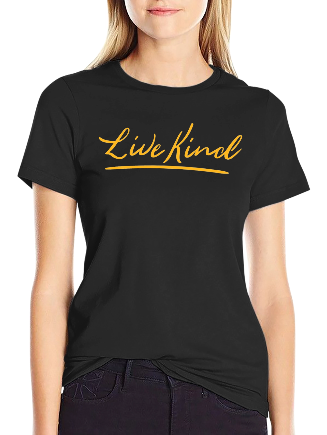 Live Kind Graphic T-Shirt - Soft Cotton Blend Tee