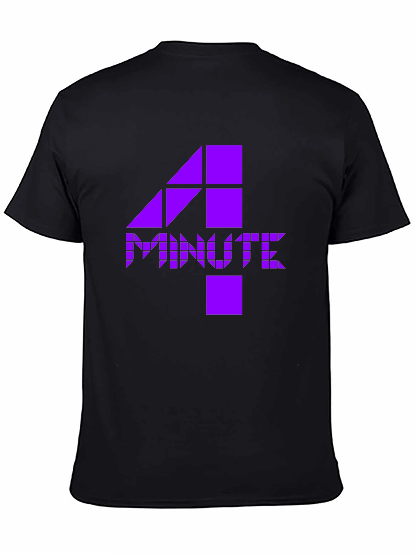 4Minute K-Pop Inspired Graphic Tee - Black