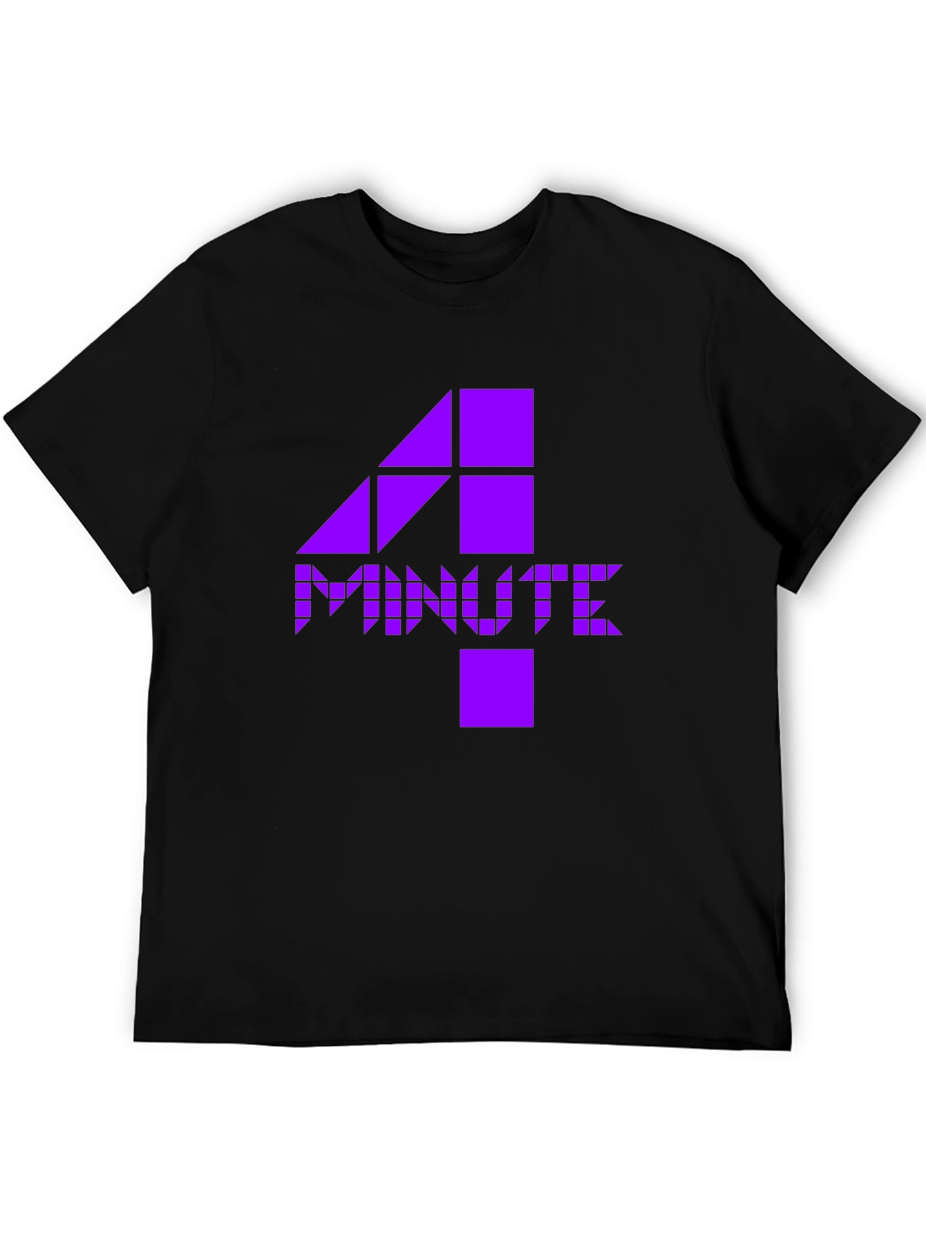 4Minute K-Pop Inspired Graphic Tee - Black