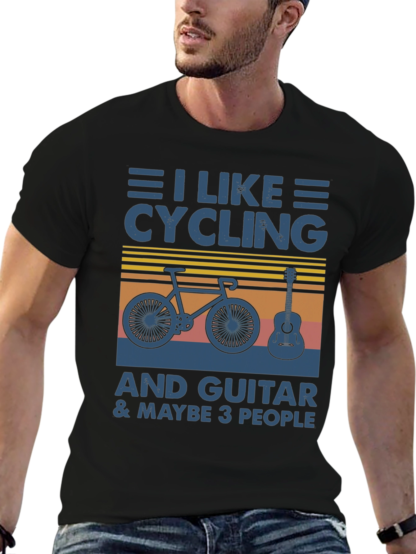 Cycling Guitar & Maybe 3 People T-Shirt