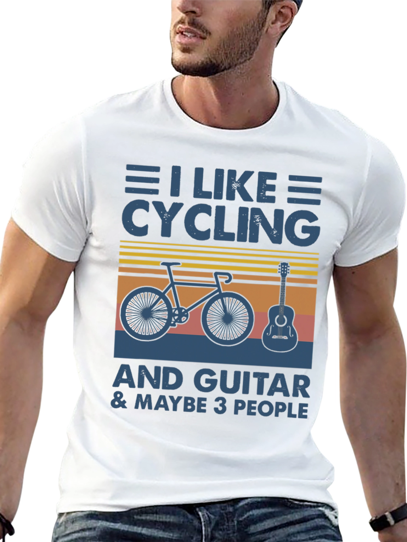 Cycling Guitar & Maybe 3 People T-Shirt